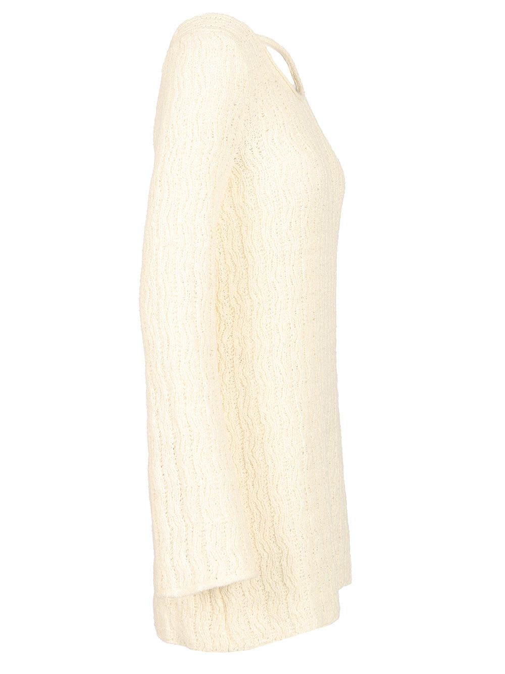 Shop Loulou Studio Cotton Mini Dress In White