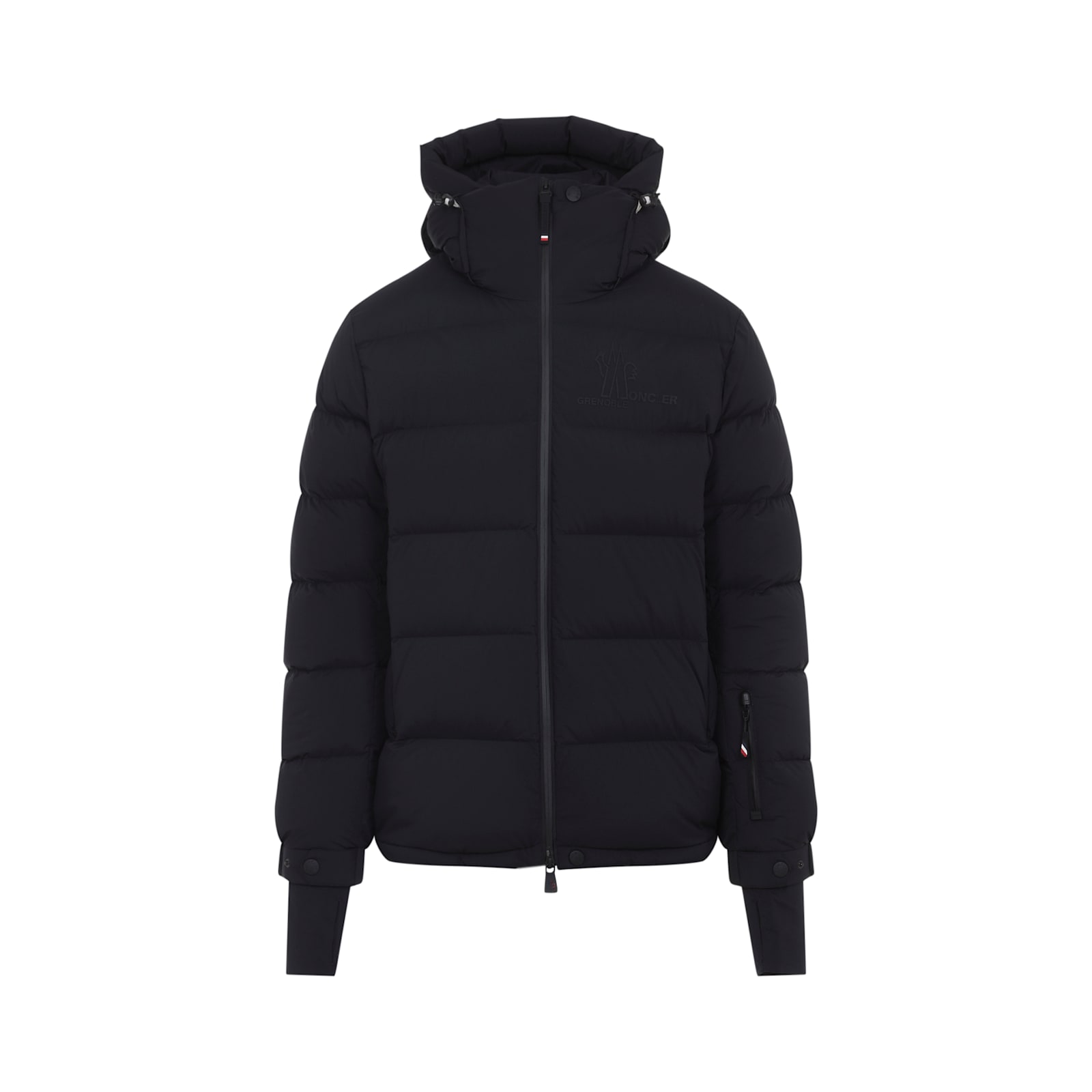 Moncler Grenoble Isorno Hooded Down Ski Jacket Clothing In Blue