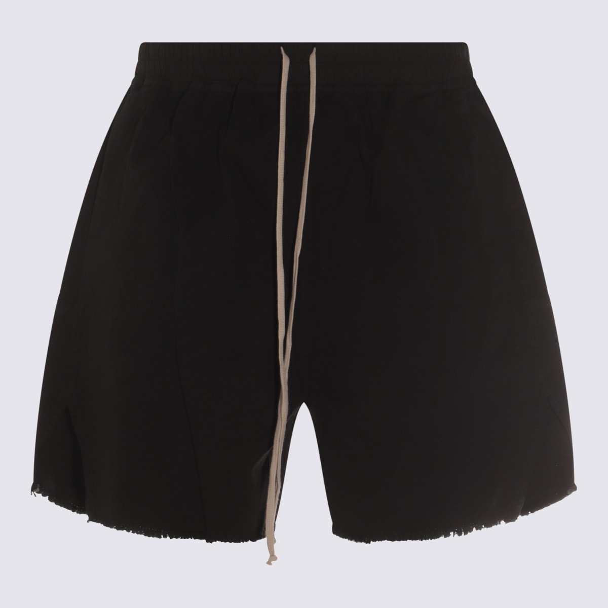 Black Cotton Shorts