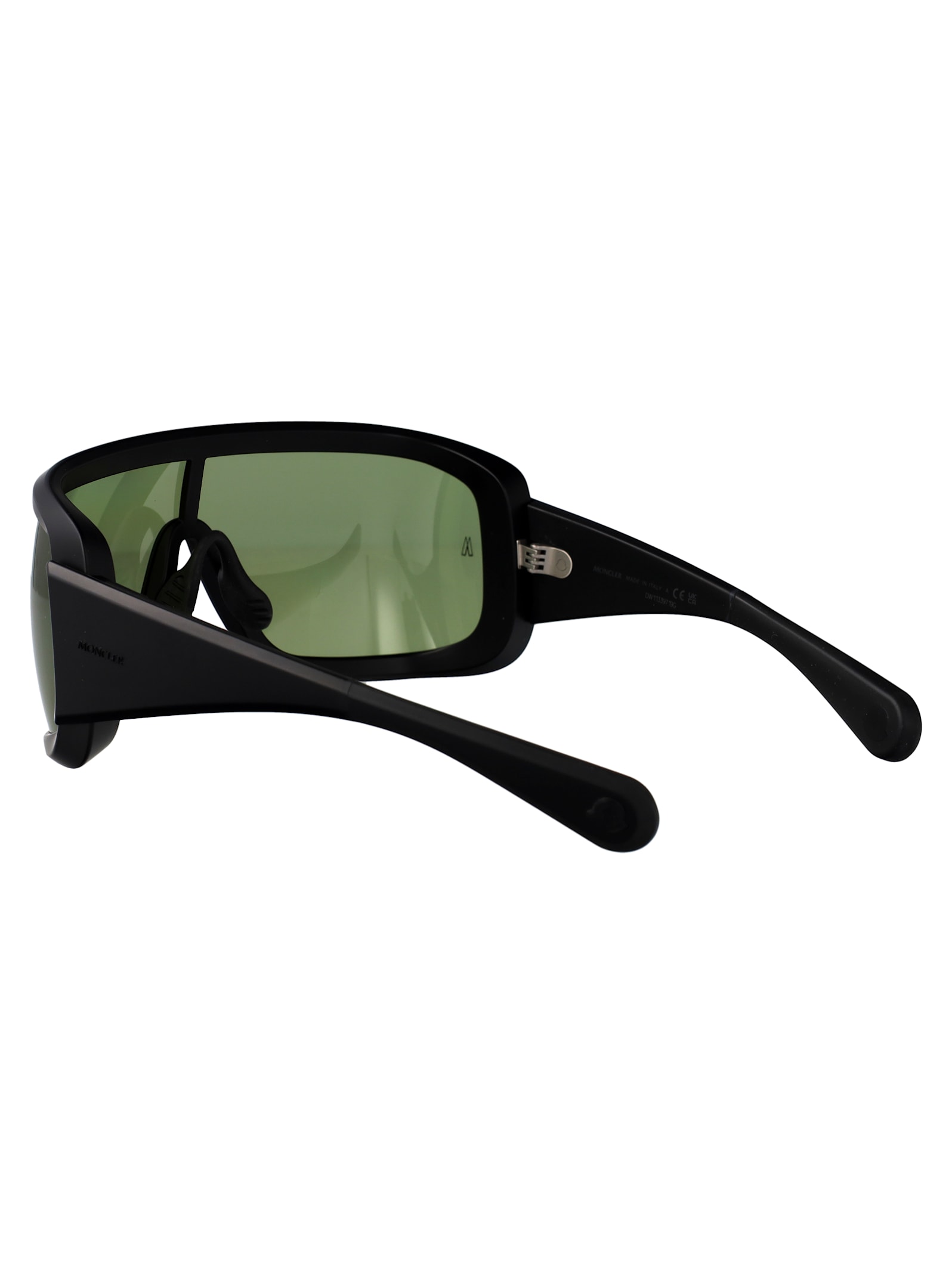 Moncler Matte Black Injectate Sunglasses In Black