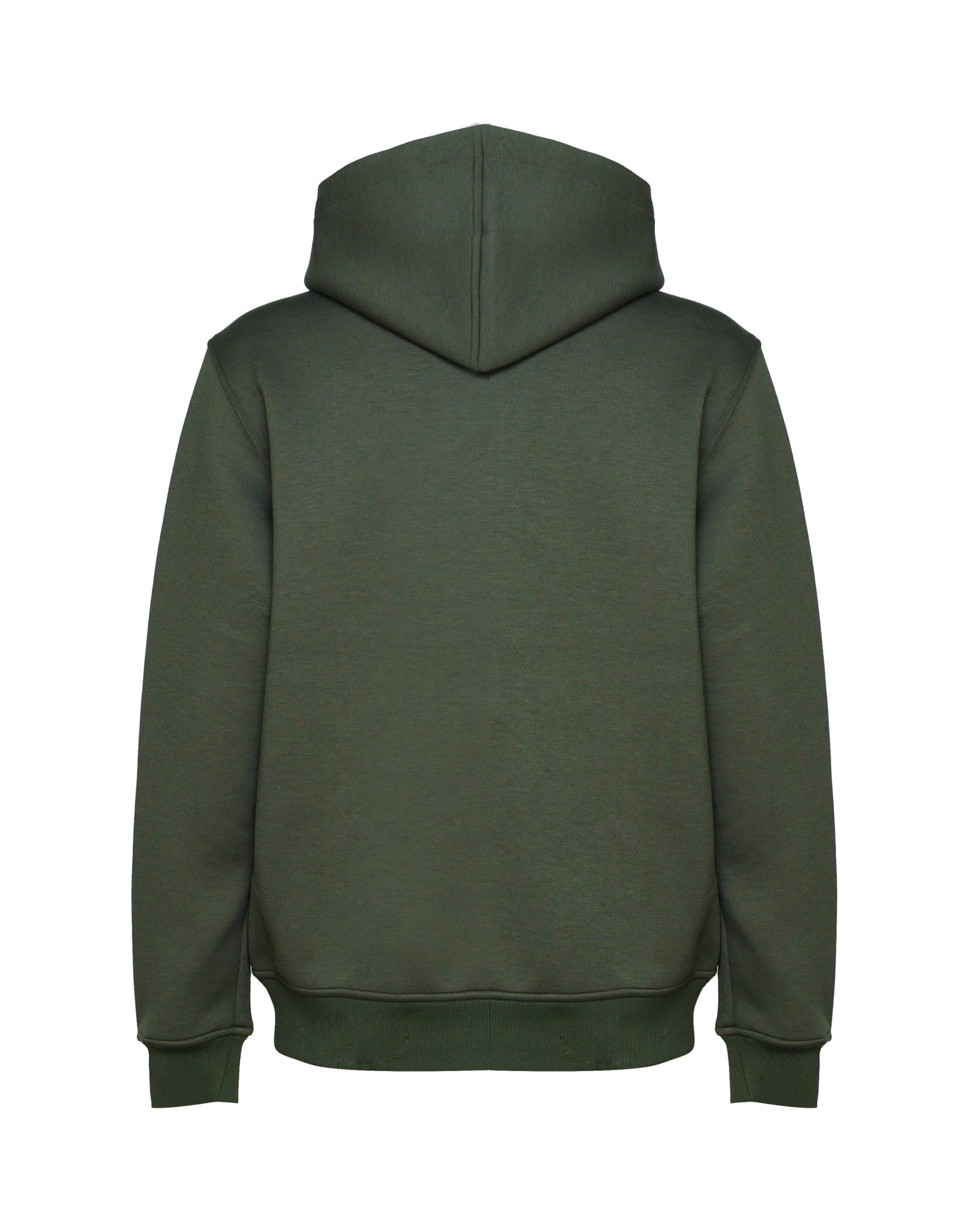 Shop K-way Rainer Spacer Jacket Sweatshirt In Green Blackish