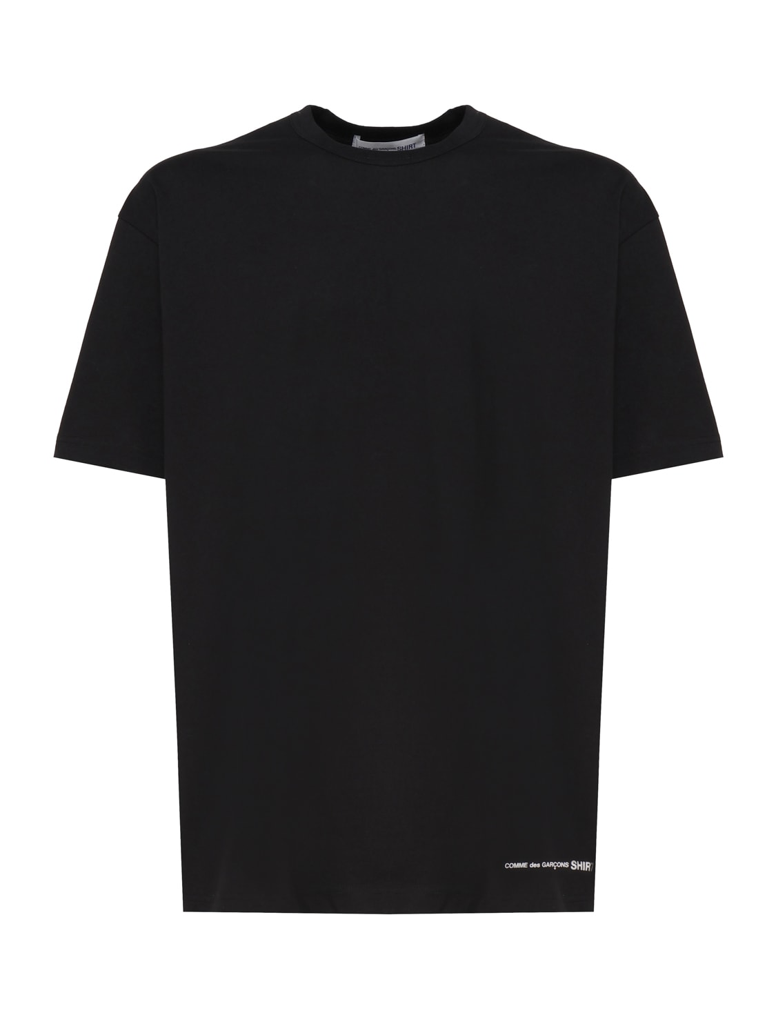 Shop Comme Des Garçons Cotton T-shirt In Black