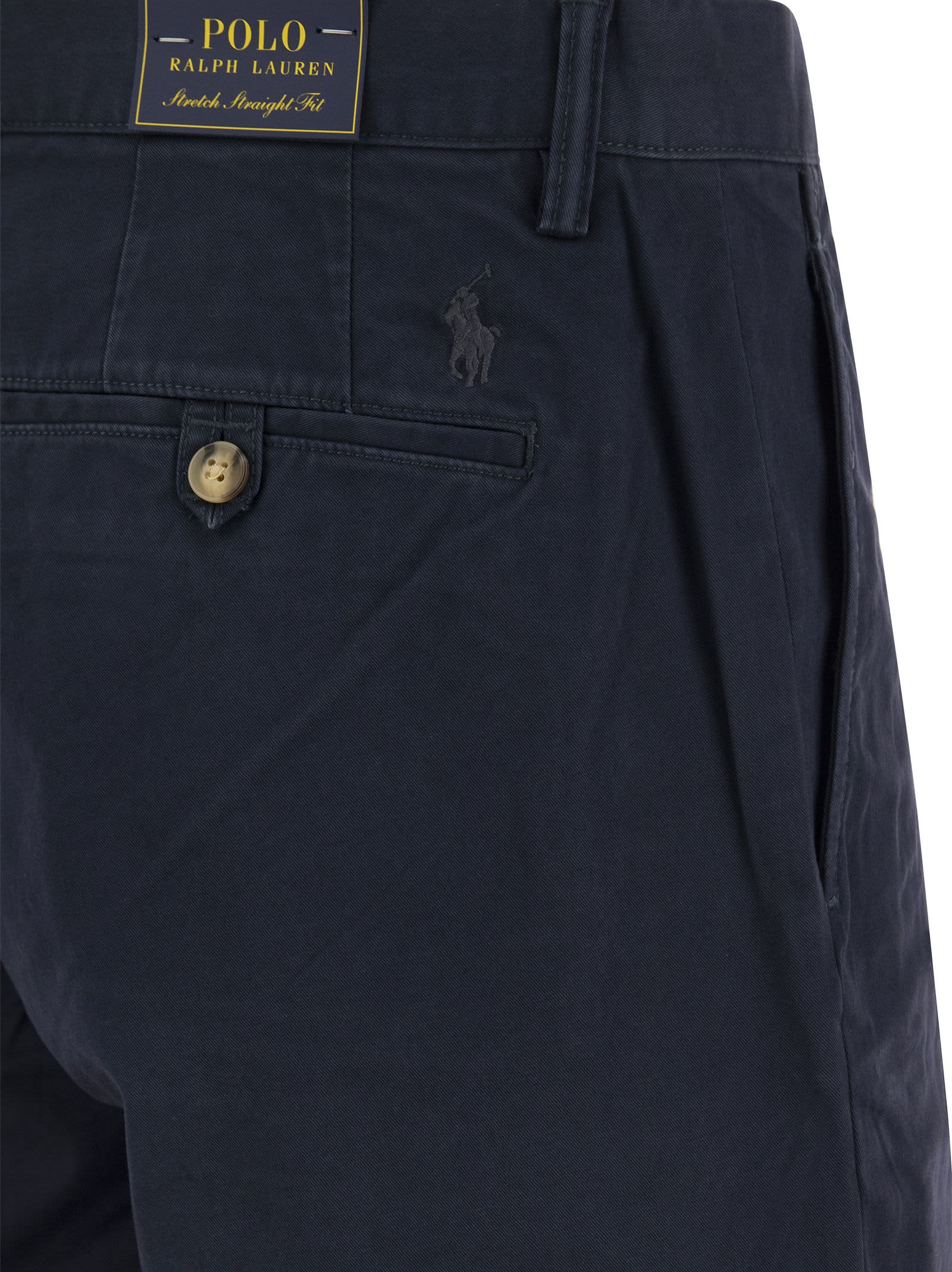 Shop Ralph Lauren Stretch Classic Fit Chino Short In Nautical Ink
