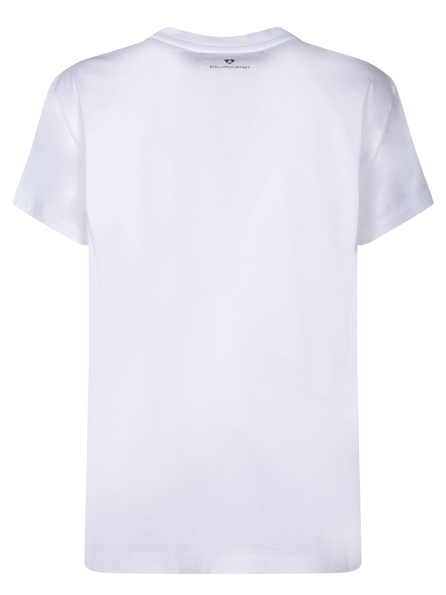 Shop Stella Mccartney Iconic Mini Heart Logo White T-shirt