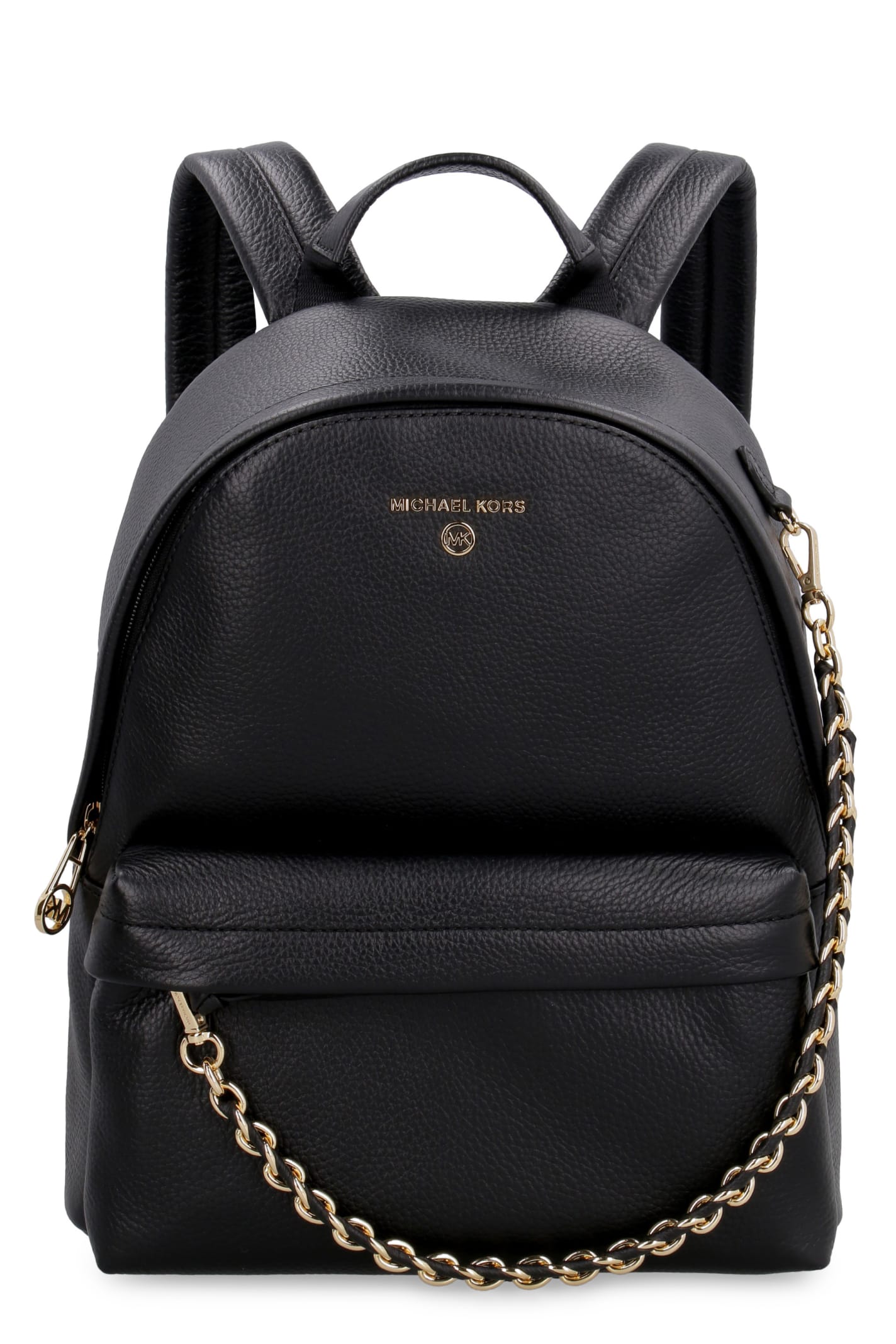 Michael Michael Kors Slater Leather Backpack In Black | ModeSens