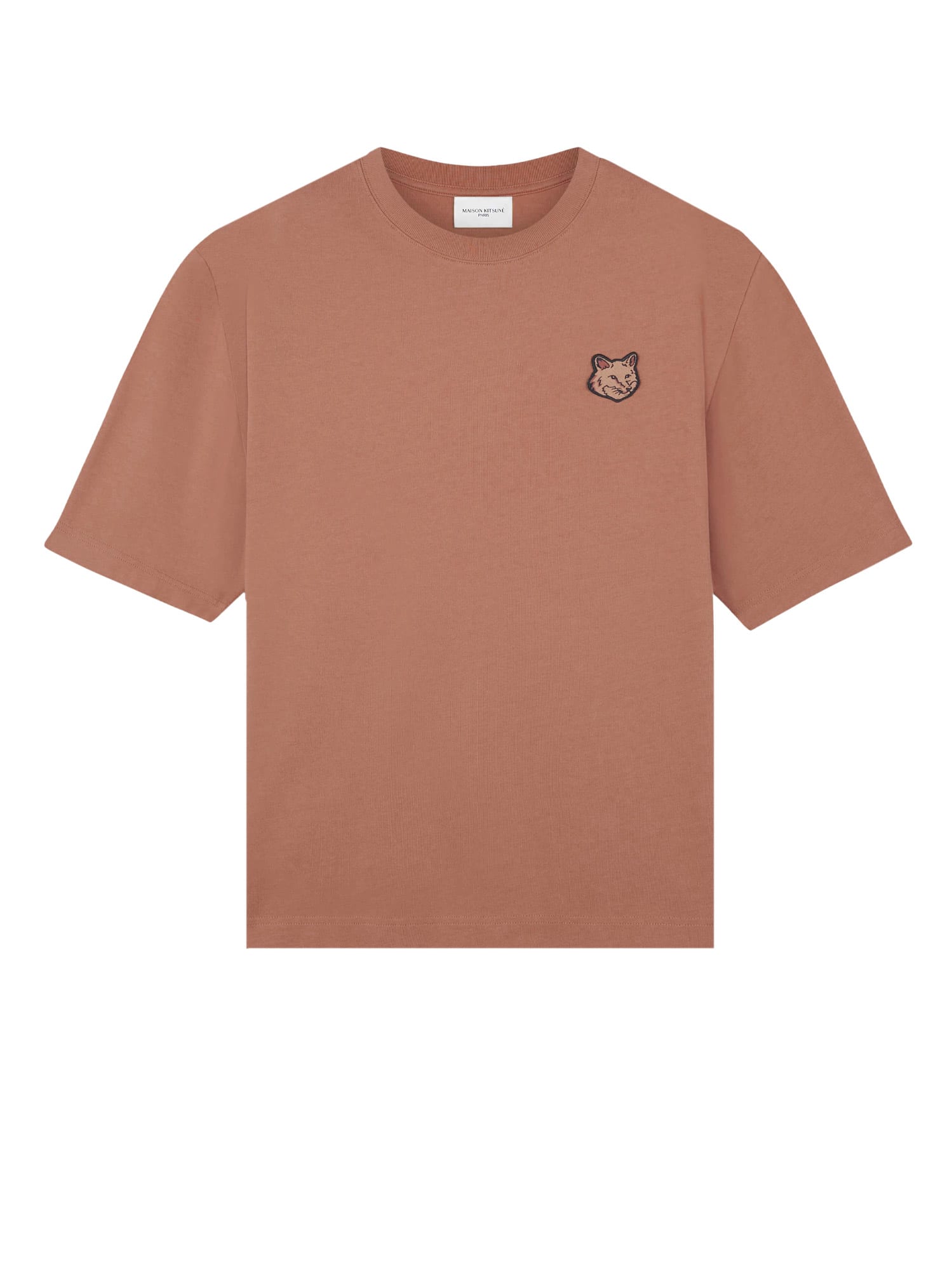 Maison Kitsuné Cotton T-shirt With Iconic Patch