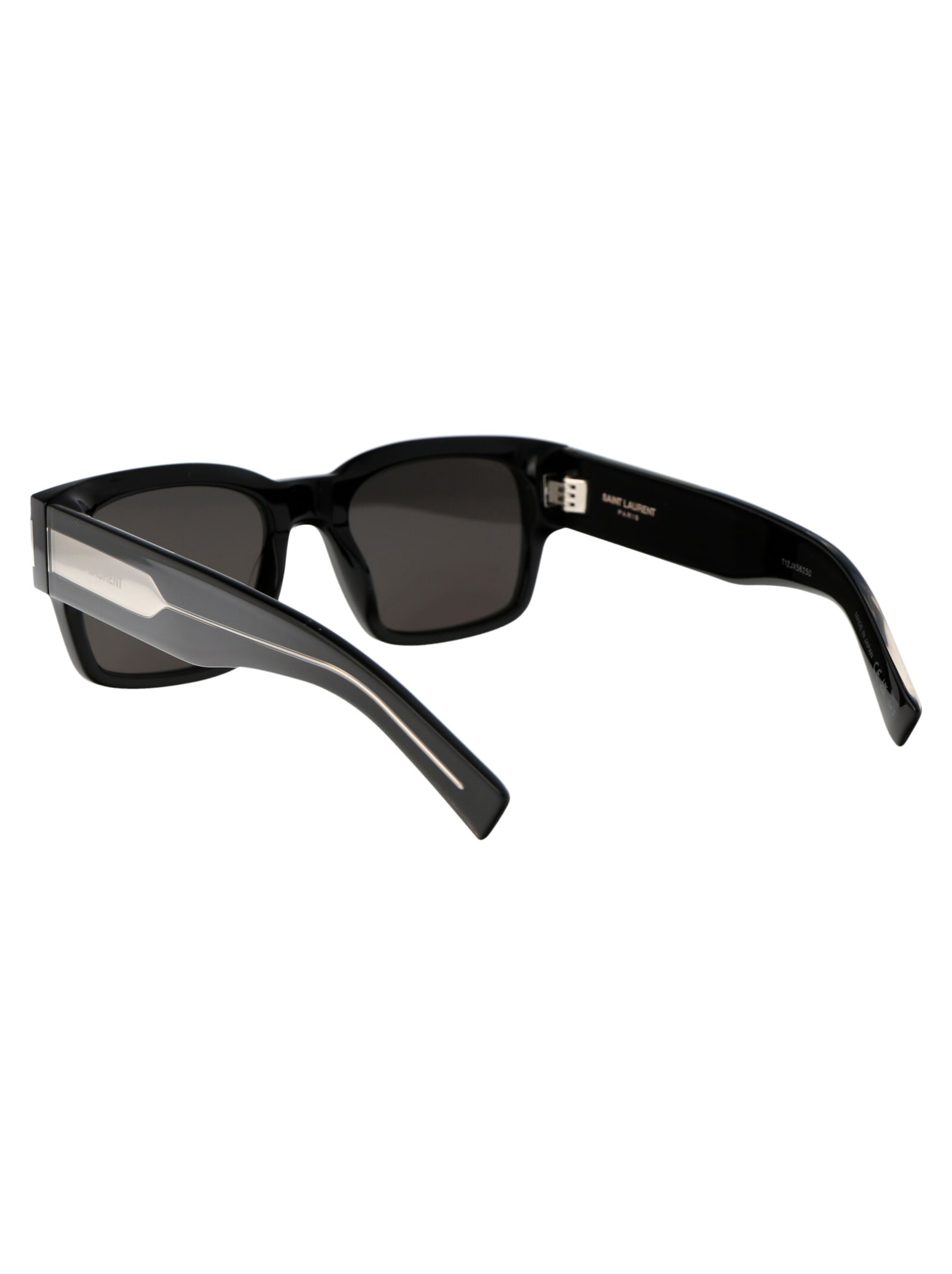 Saint Laurent Black Sl 617 Sunglasses In Black
