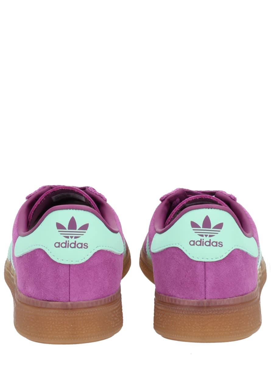 Adidas Originals Stylish Sneakers With Contrast Stripes And Rubber Sole In Purple