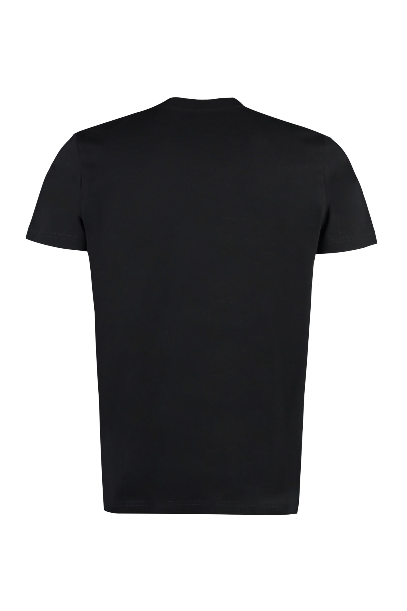 Shop Diesel T-diegor-d Cotton T-shirt In Nero