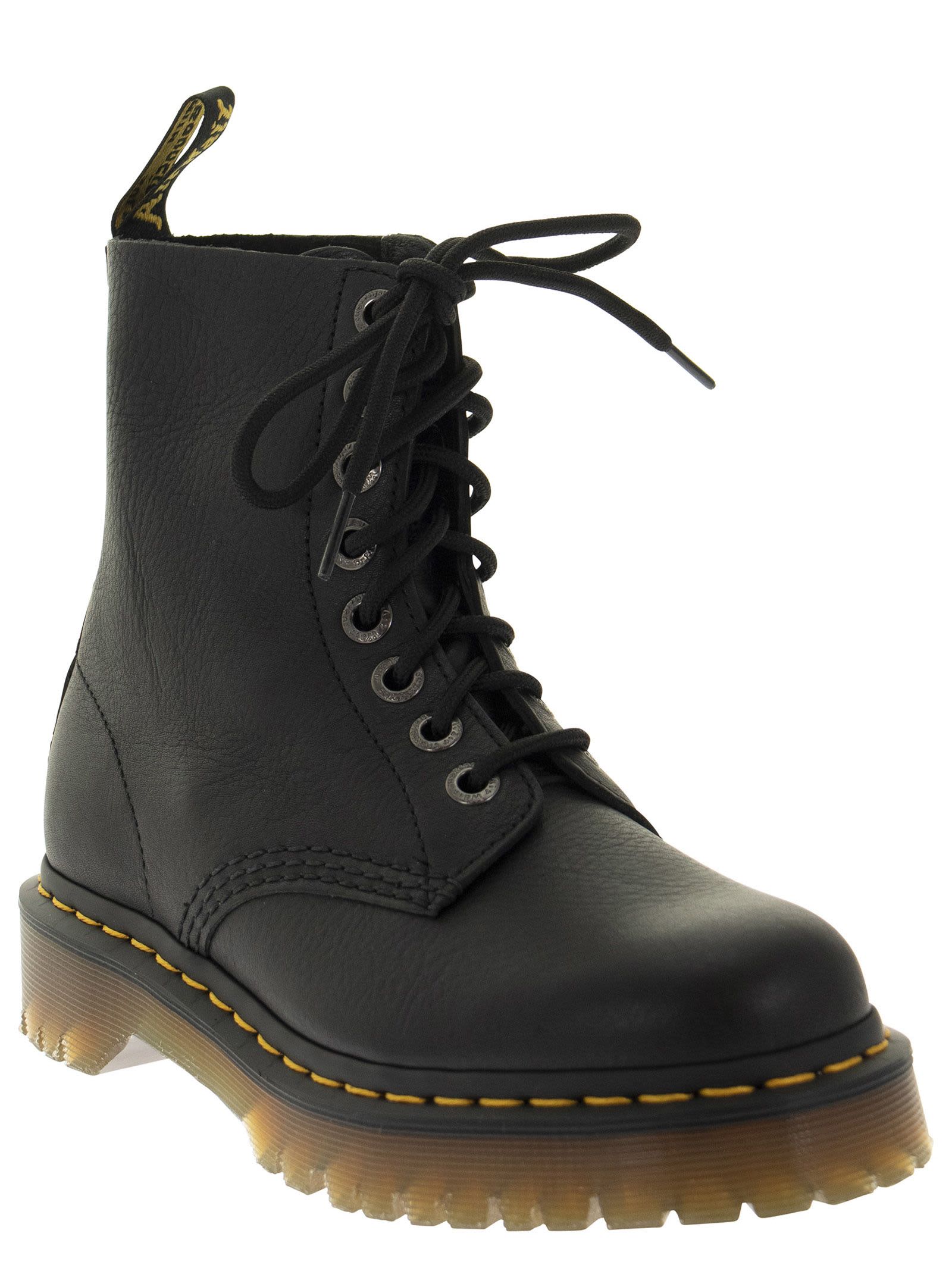 Shop Dr. Martens' 1460 Pascal - Leather Ankle Boots In Black Pisa