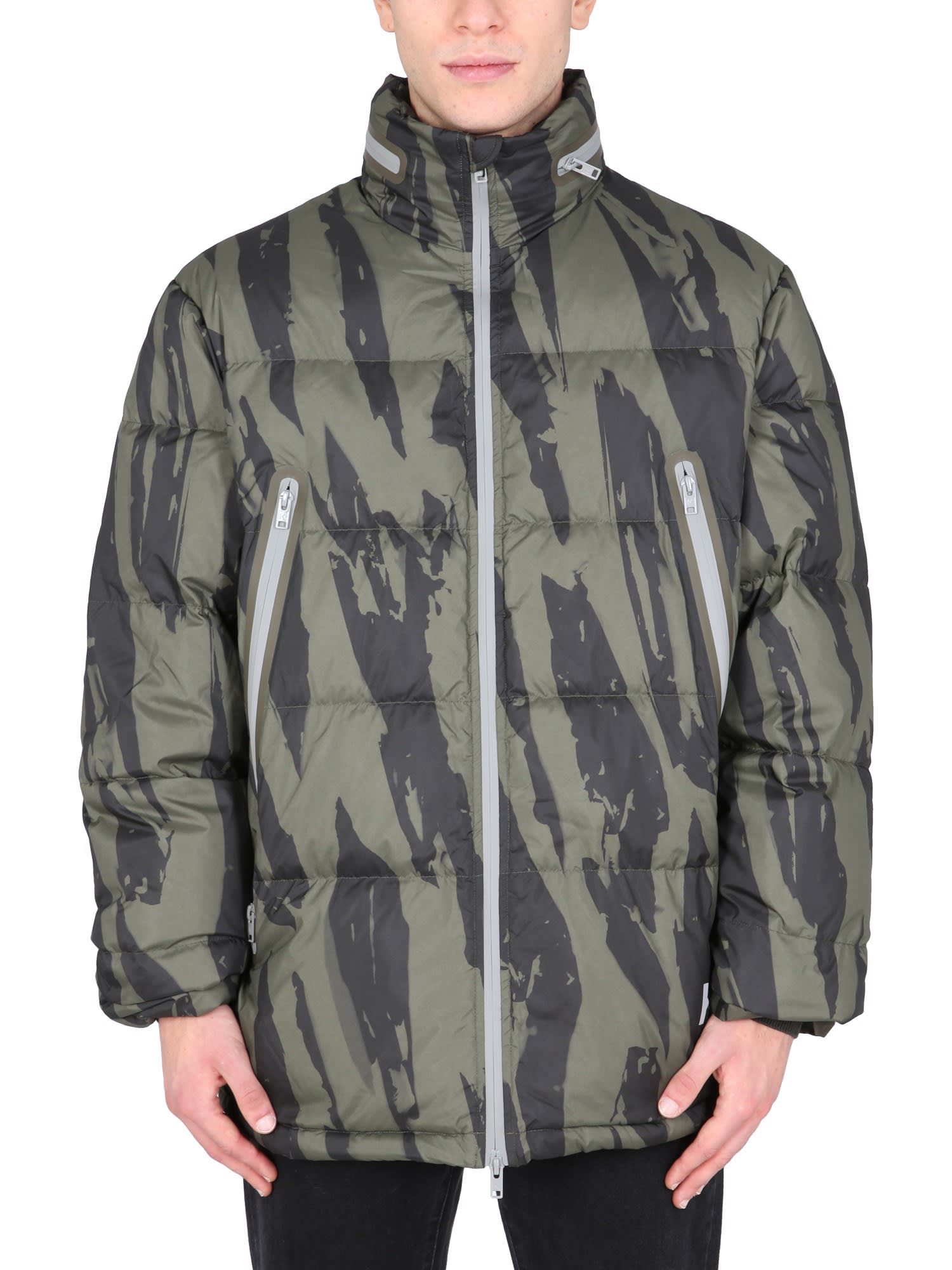 Kenzo Quilted Down Printed Jacket