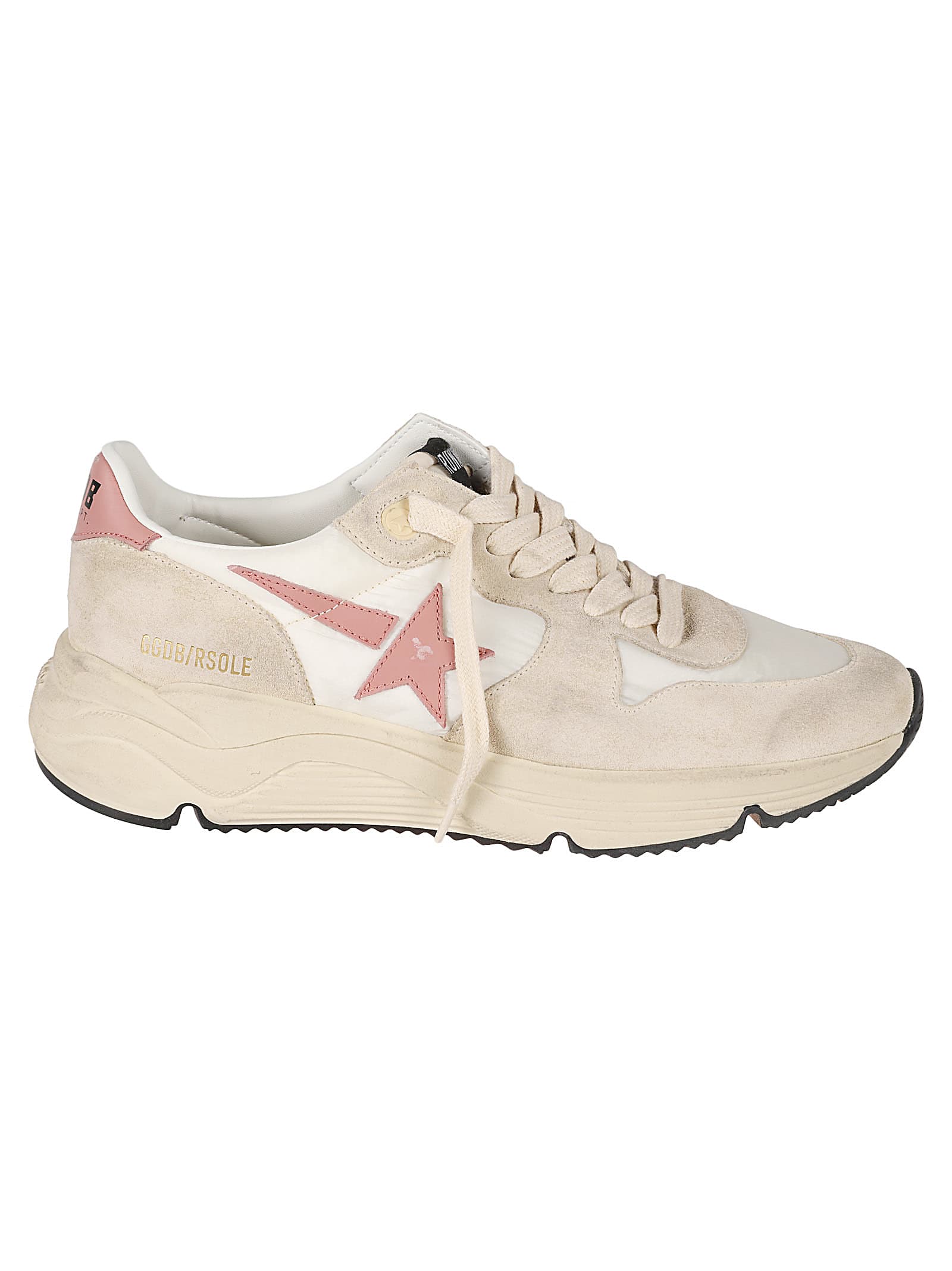 Shop Golden Goose Running Sole Sneakers In Pink