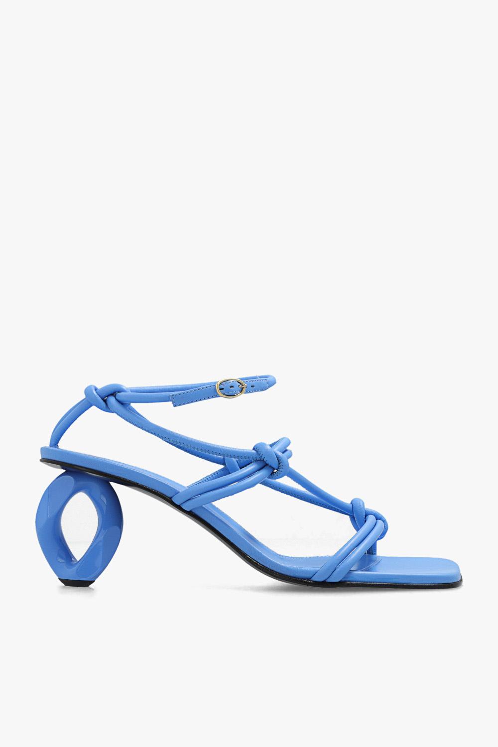 Shop Jw Anderson Catena Heeled Sandals In Blue