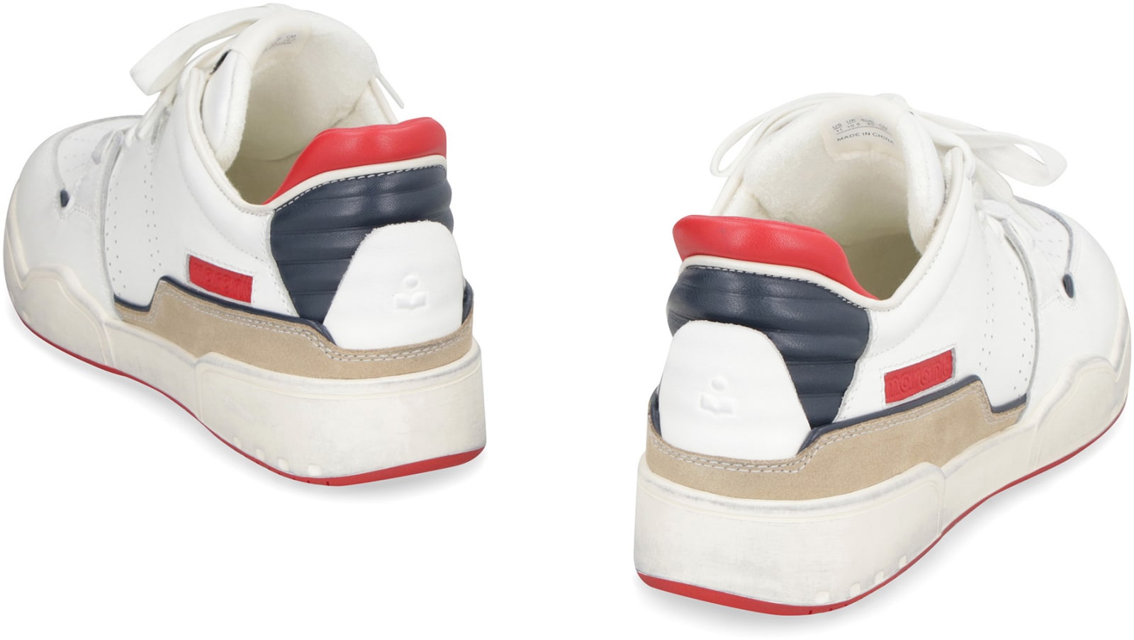 Isabel Marant Emreeh Lace-up Sneakers In White