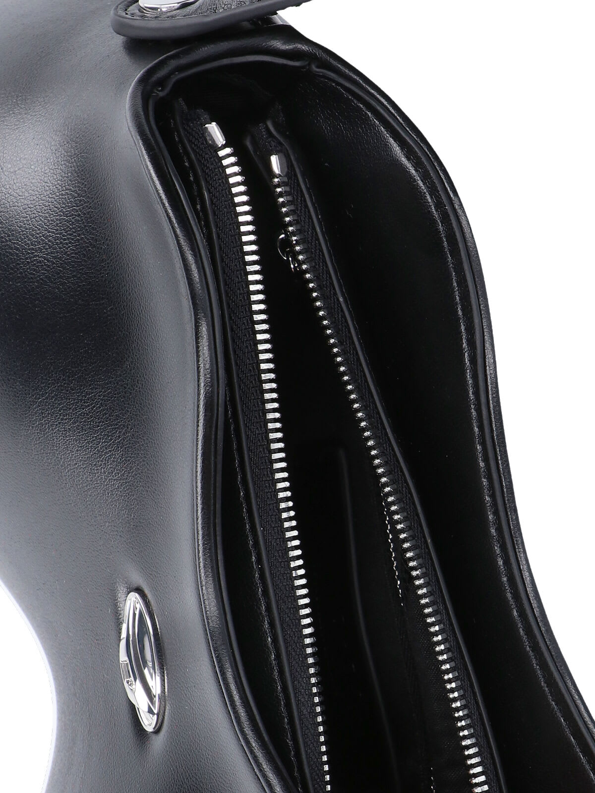 Diesel Minimalist Black Tote Bag With Silver Logo In Black
