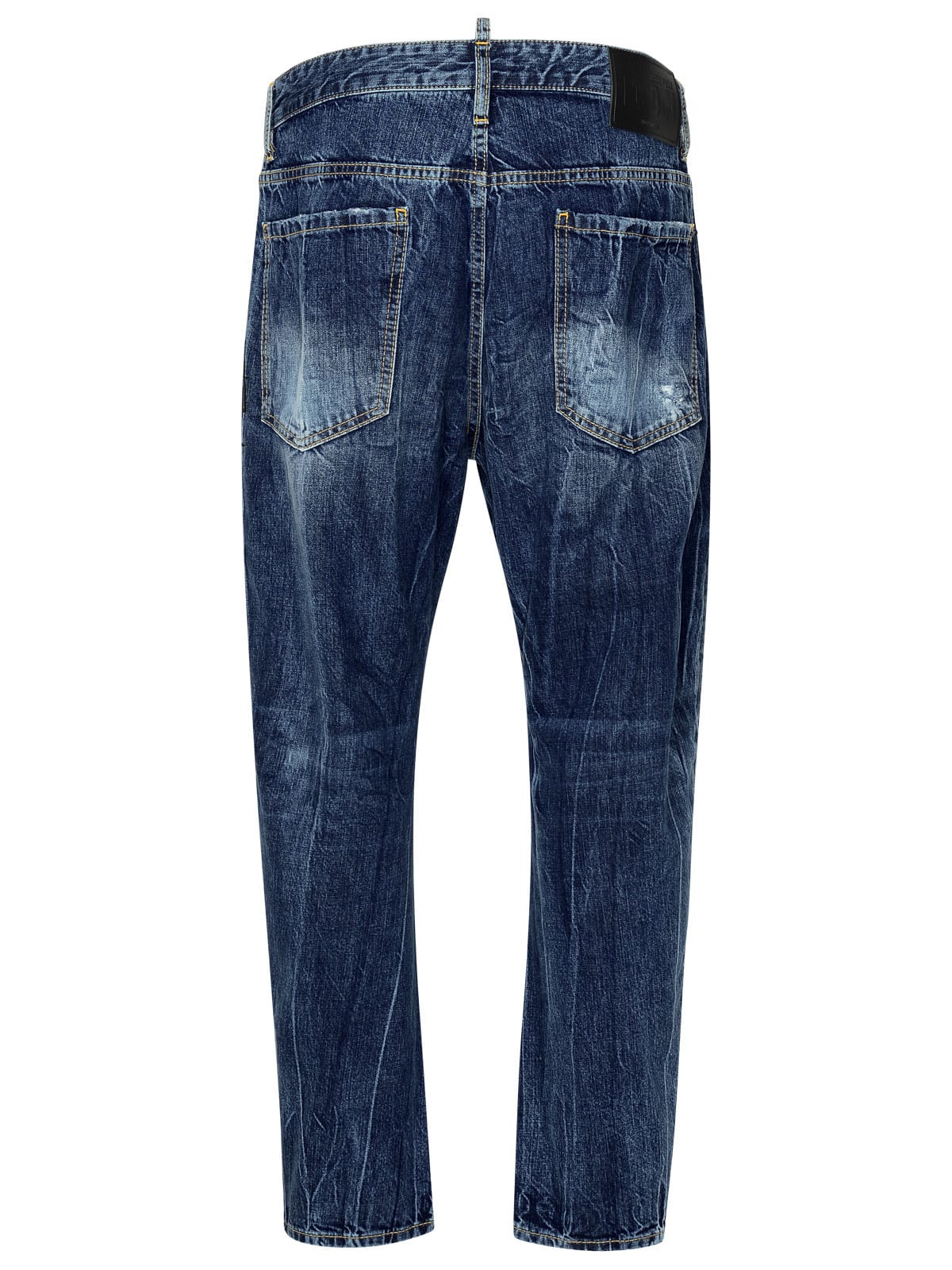 Shop Dsquared2 Blue Cotton Jeans