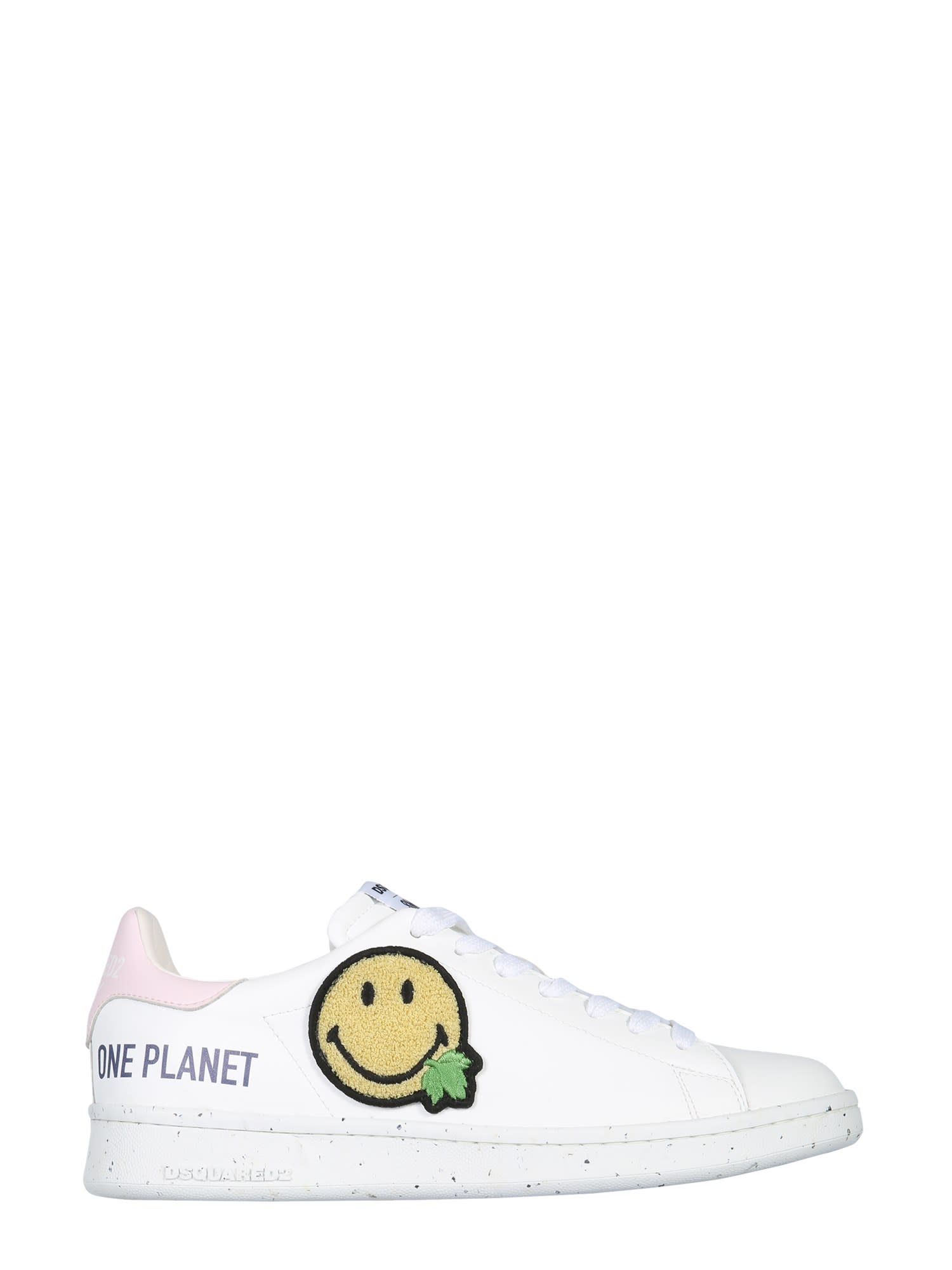 DSQUARED2 ONE LIFE ONE PLANET SMILEY SNEAKERS