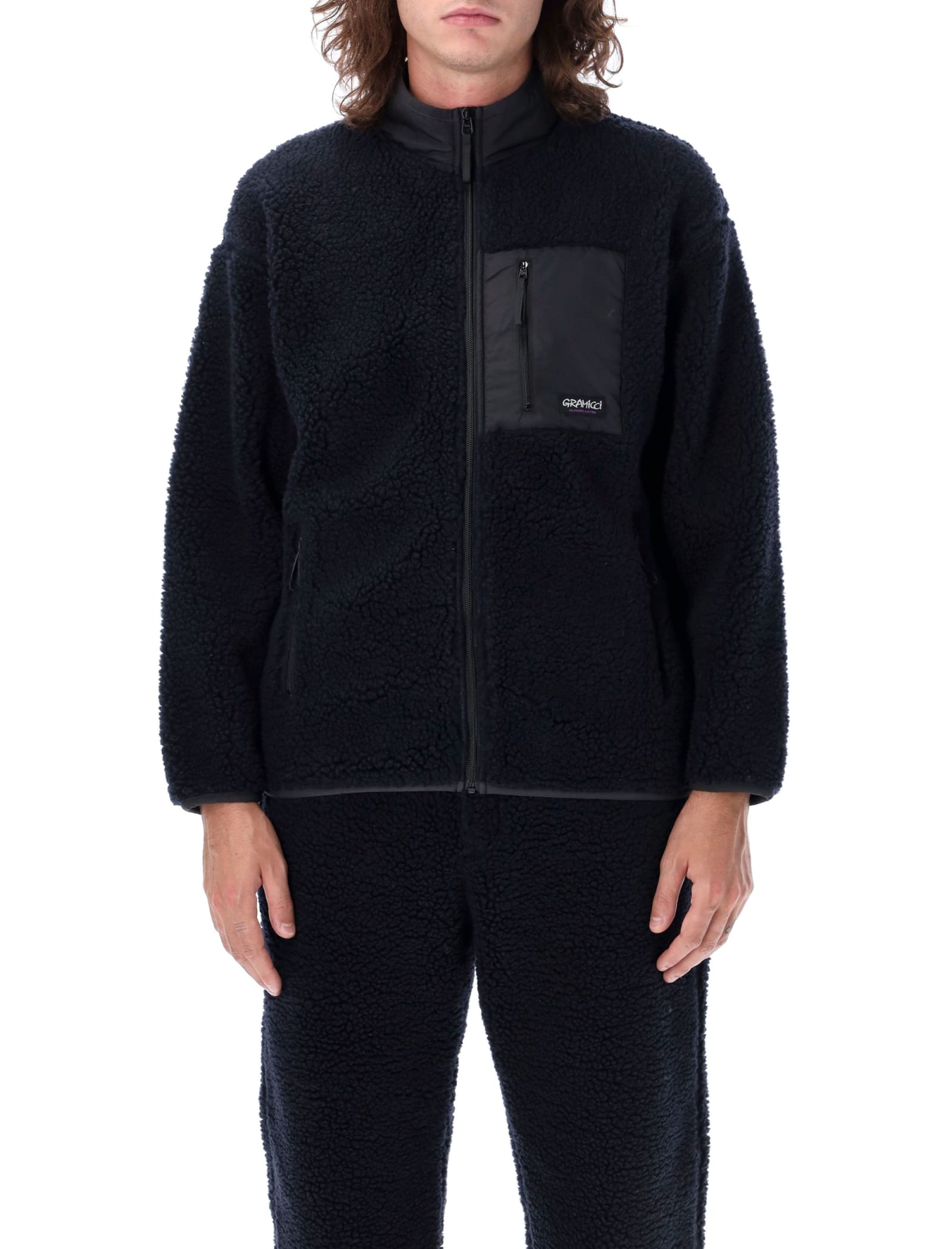 Gramicci Sherpa Jackets In Midnight Navy