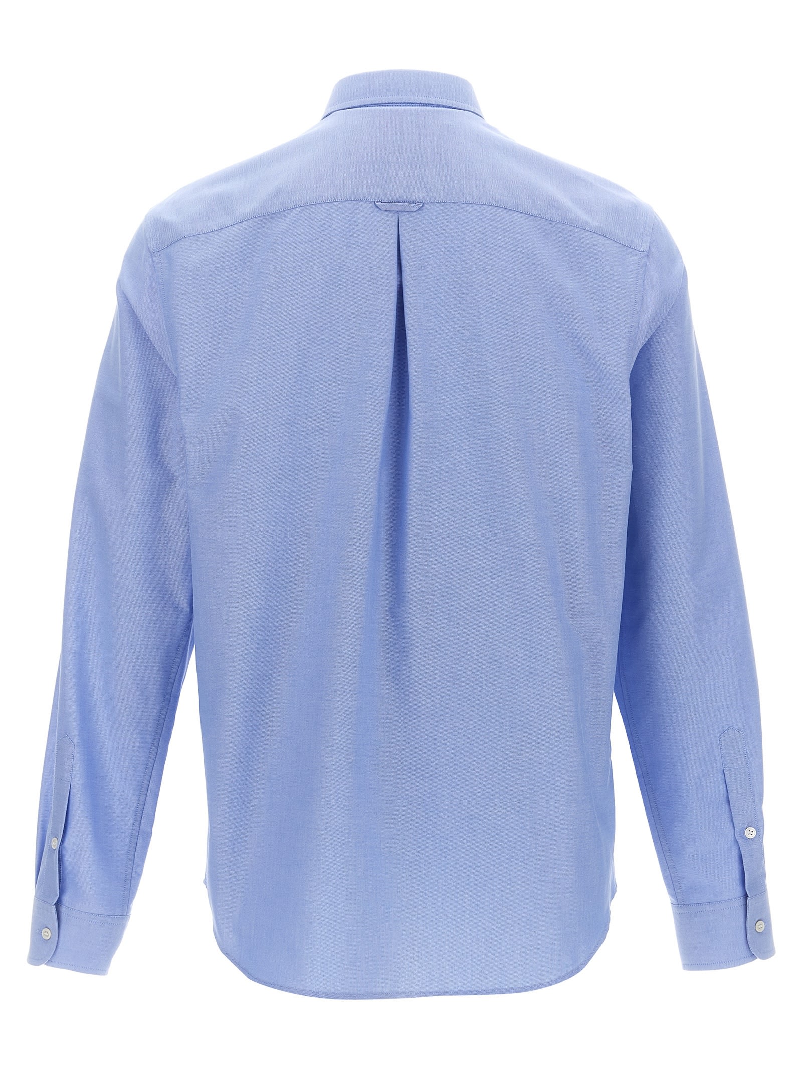 Valentino Camicia Maniche Lunghe Vlogo Signature Shirts Light Blue In Light Blue