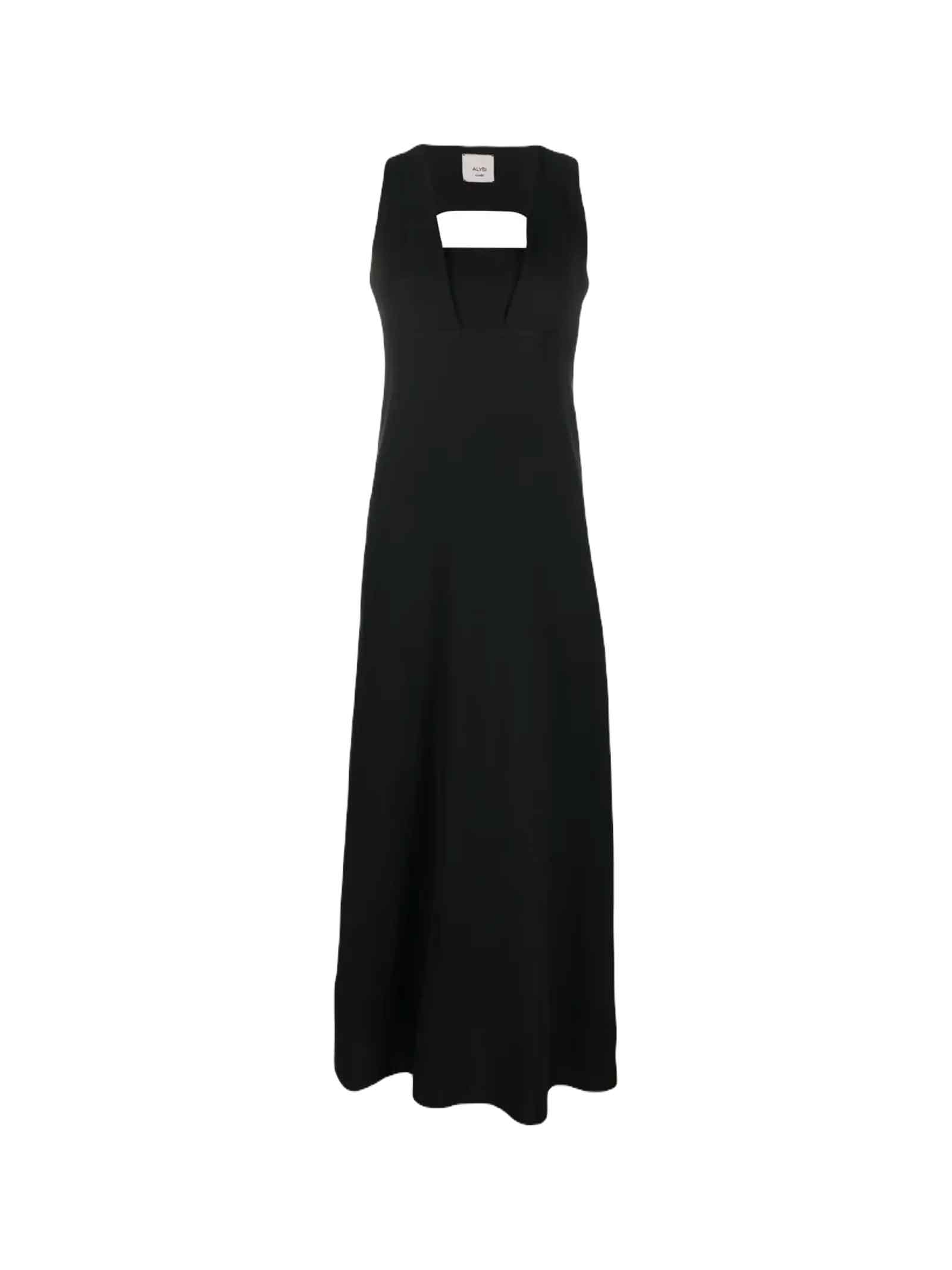 Shop Alysi Black Dress Women In Nero