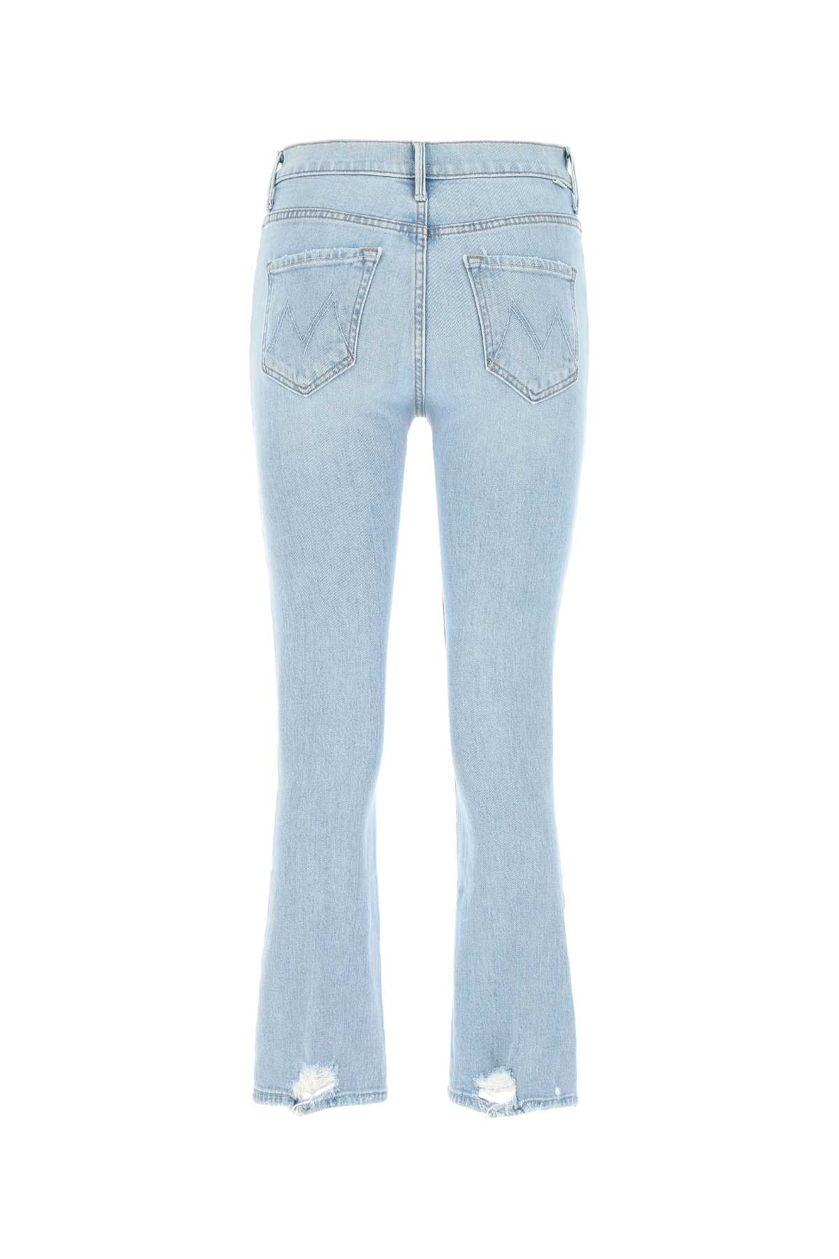 Mother Stretch Denim The Insider Crop Step Chew Jeans In Mlh