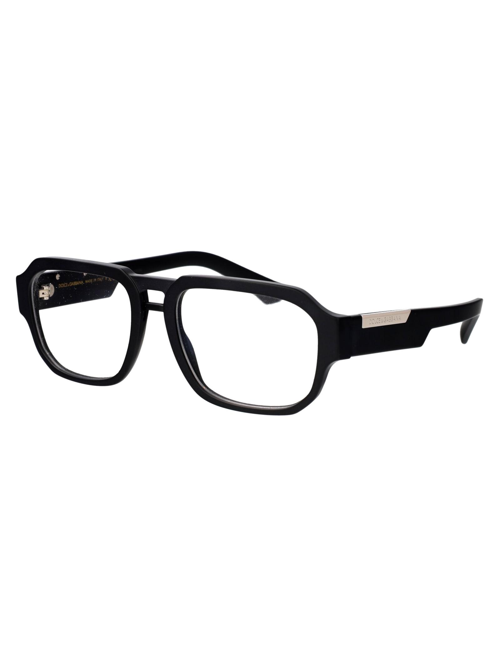 Shop Dolce &amp; Gabbana Eyewear 0dg3389 Glasses In 2525 Matte Black