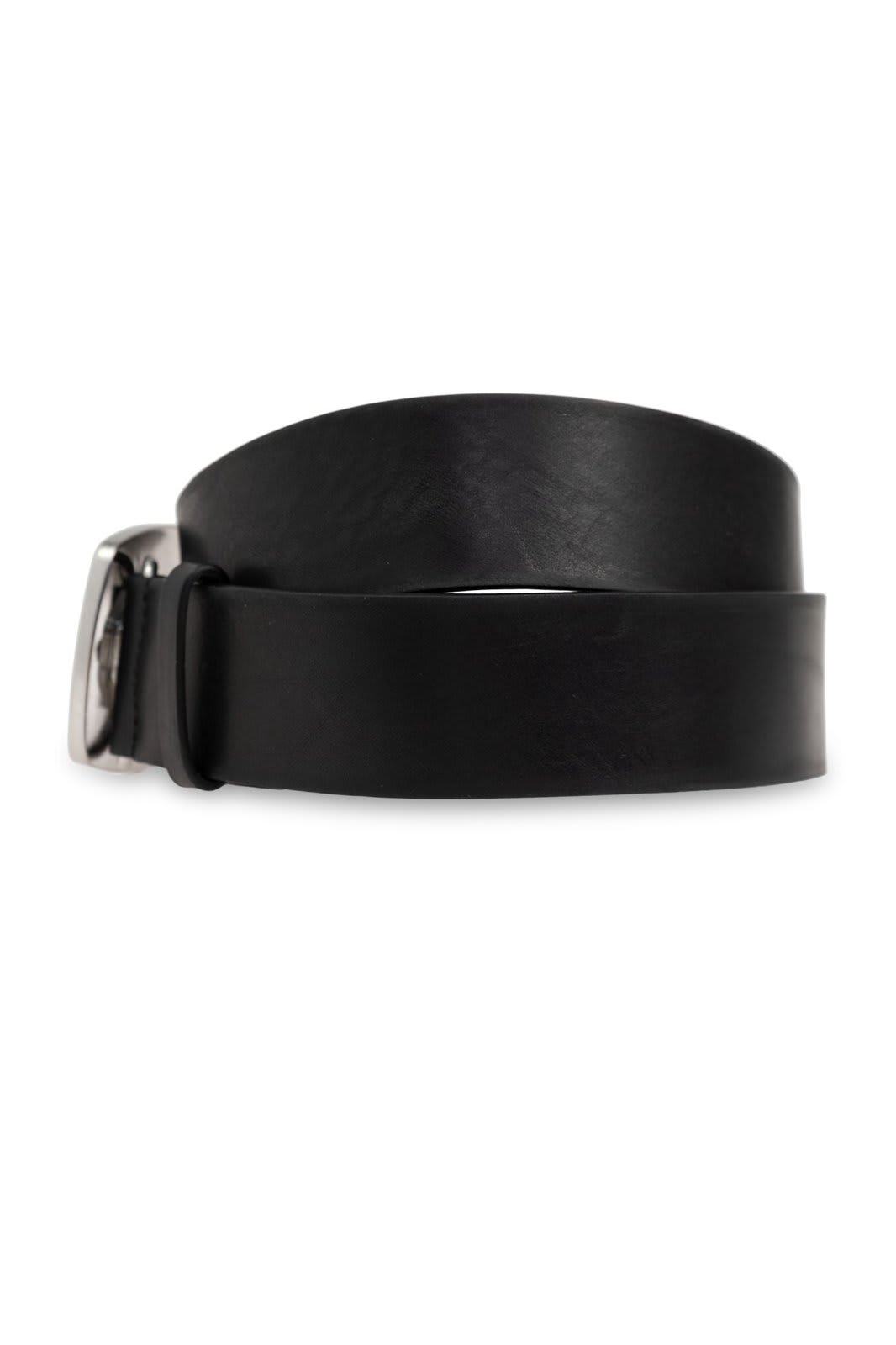 Shop Dsquared2 Logo Engraved Buckle Belt In Black