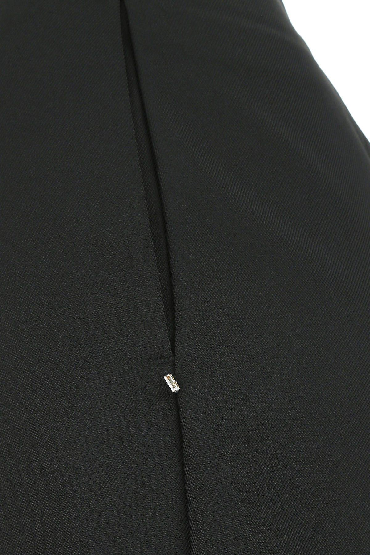 Sportmax High-waisted Tailored Pant With Practical Pockets In Black