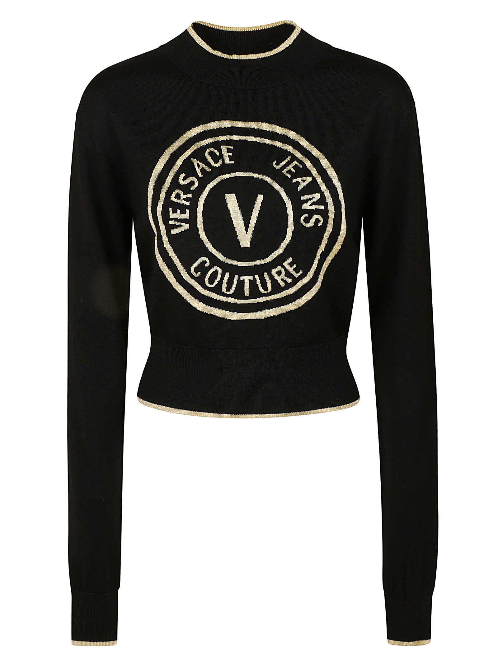 Versace Jeans Couture Couture Logo Embroidered Pullover