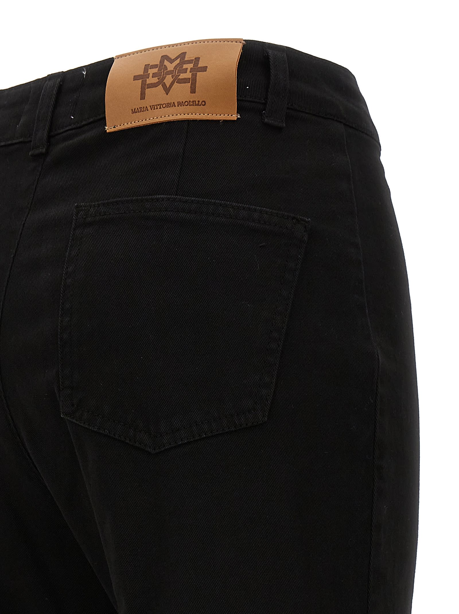 Shop Mvp Wardrobe Bonnet Jeans In Black