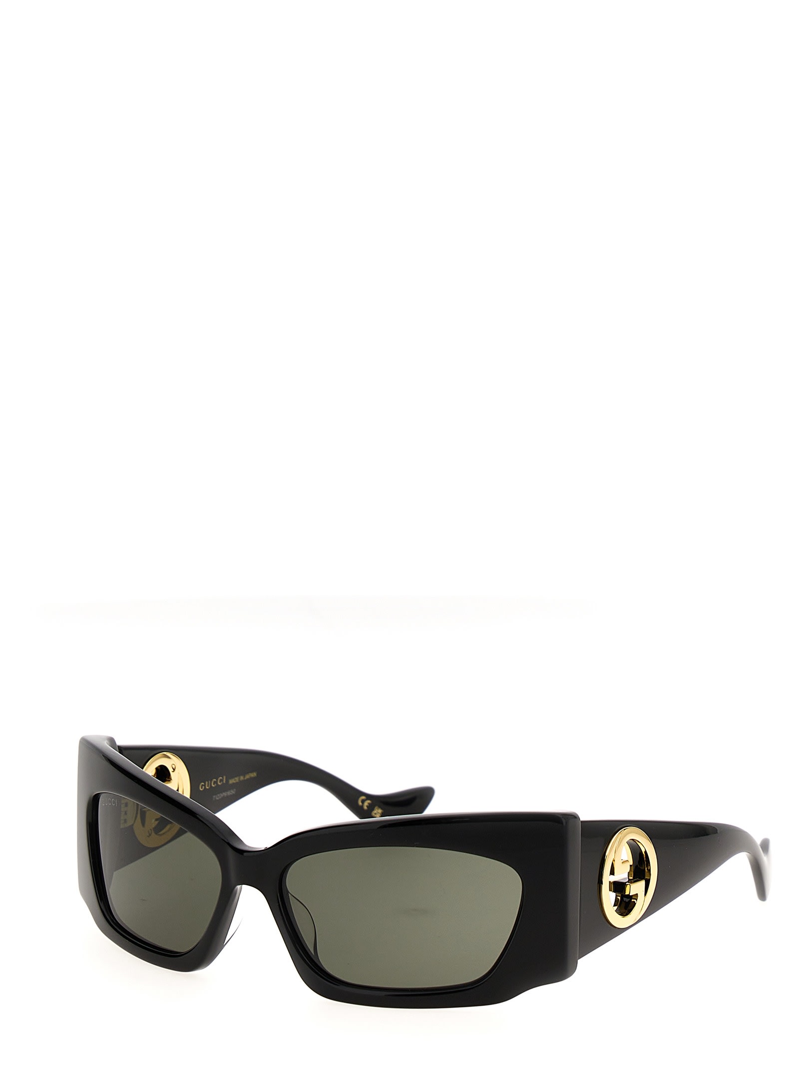 Gucci Gg Logo Sunglasses In Black