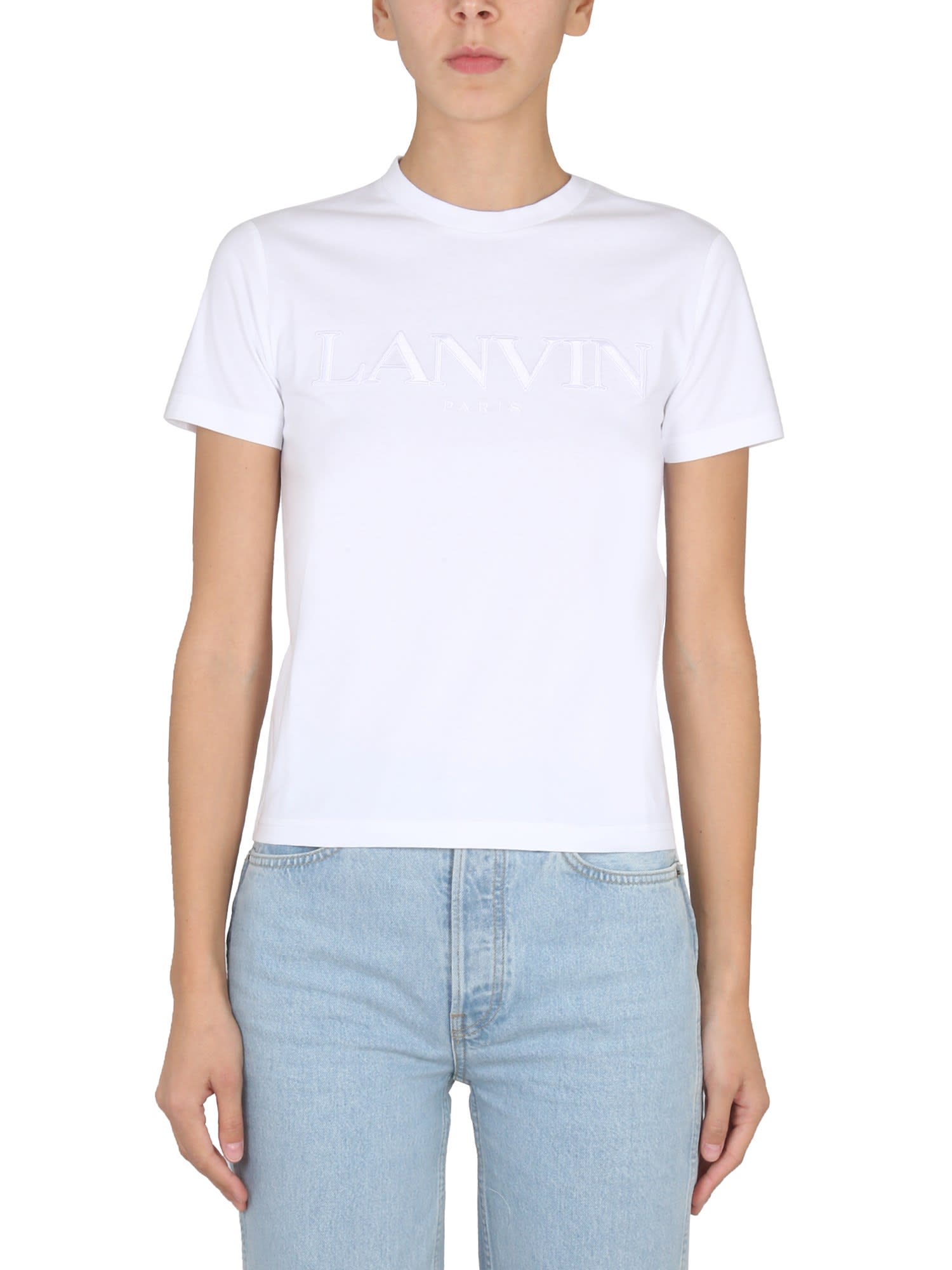Lanvin T-shirt With Embroidered Logo