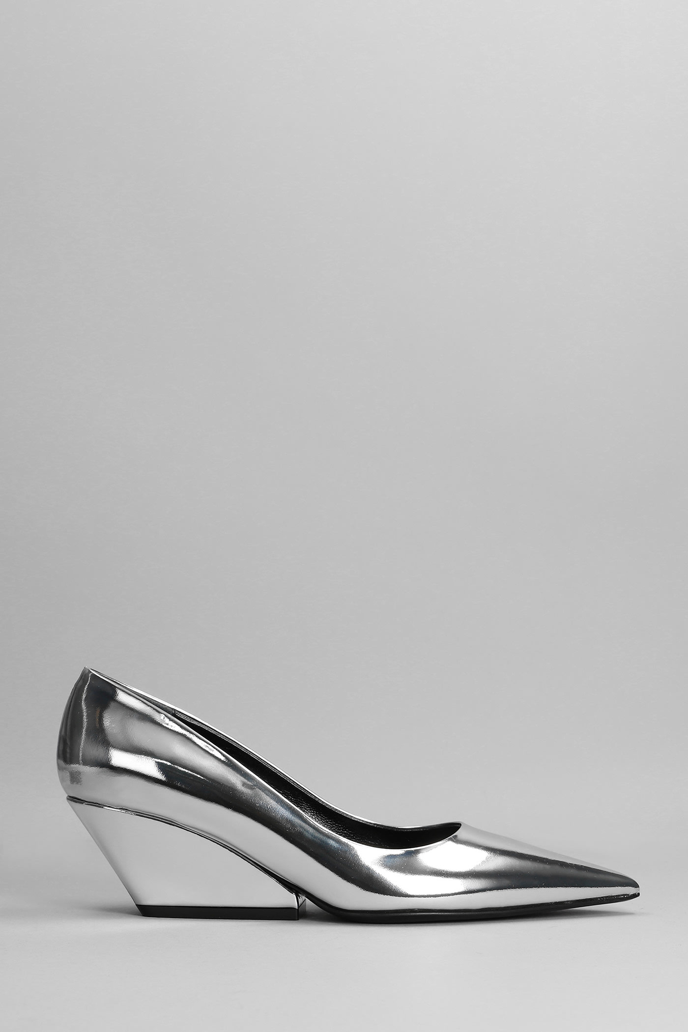Marni Pumps In Silver Leather