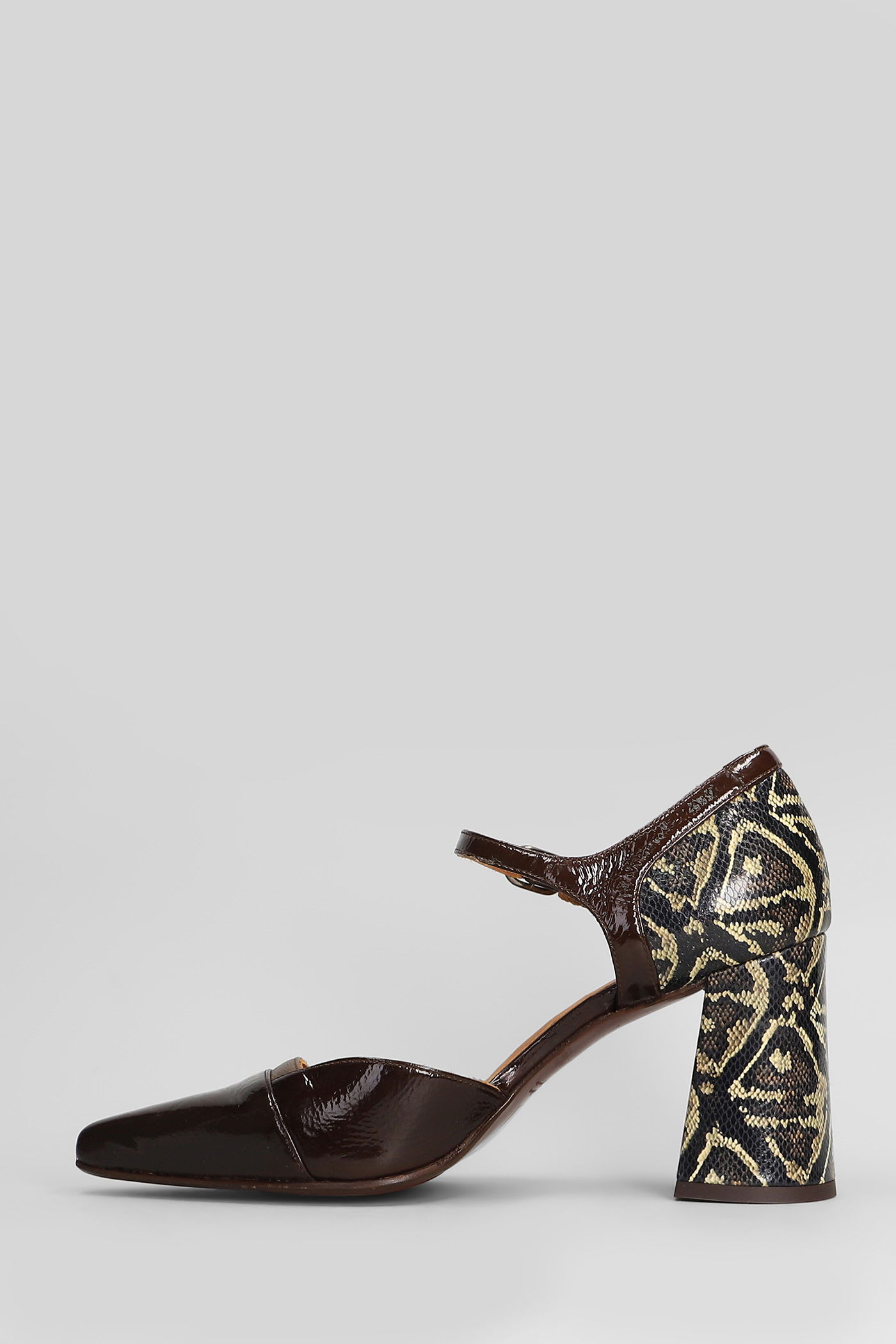 Chie Mihara Luer Pumps In Brown Leather In Brown