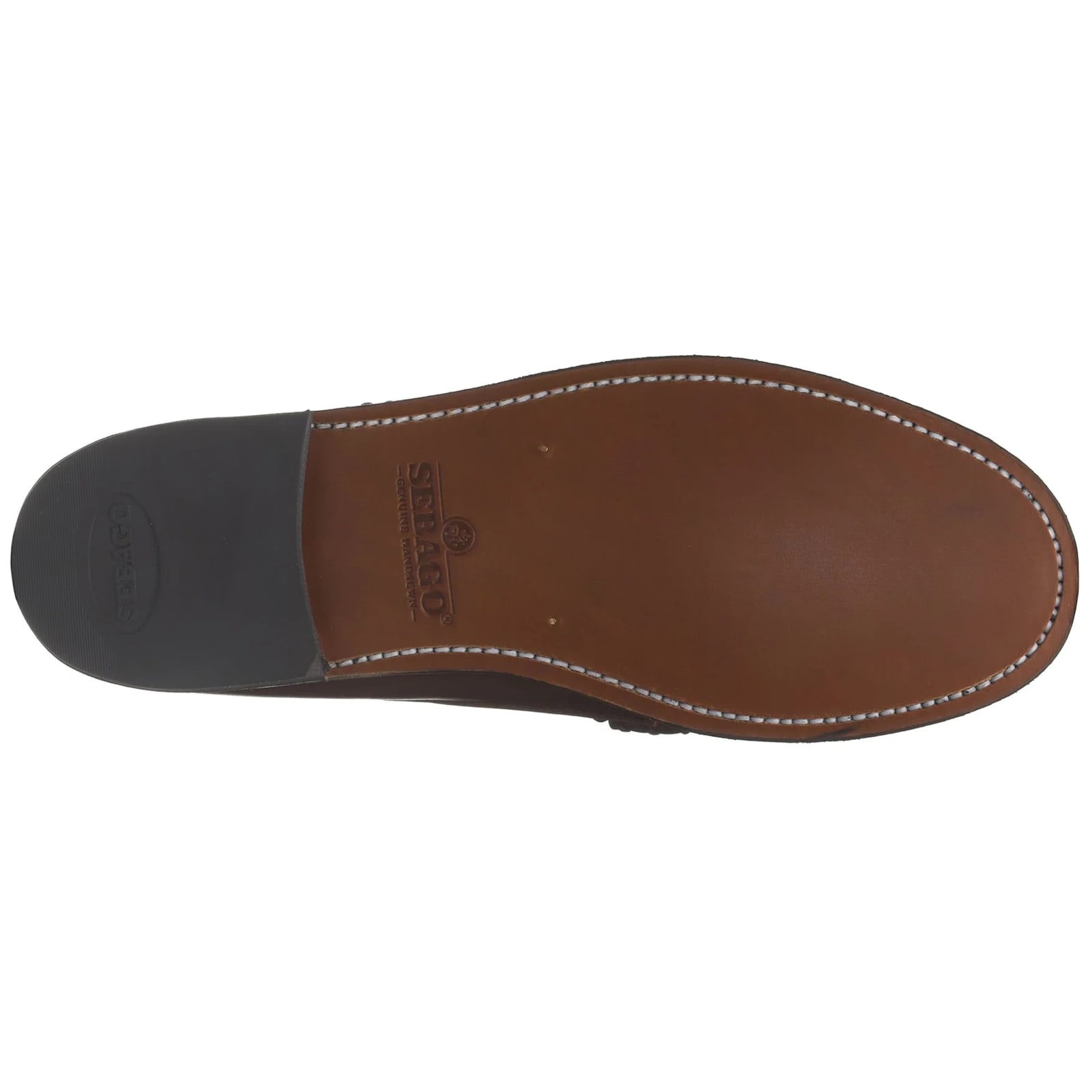 Sebago Studded Embellishments Loafers Decorative Stitching In Dk Brown Brown Sea