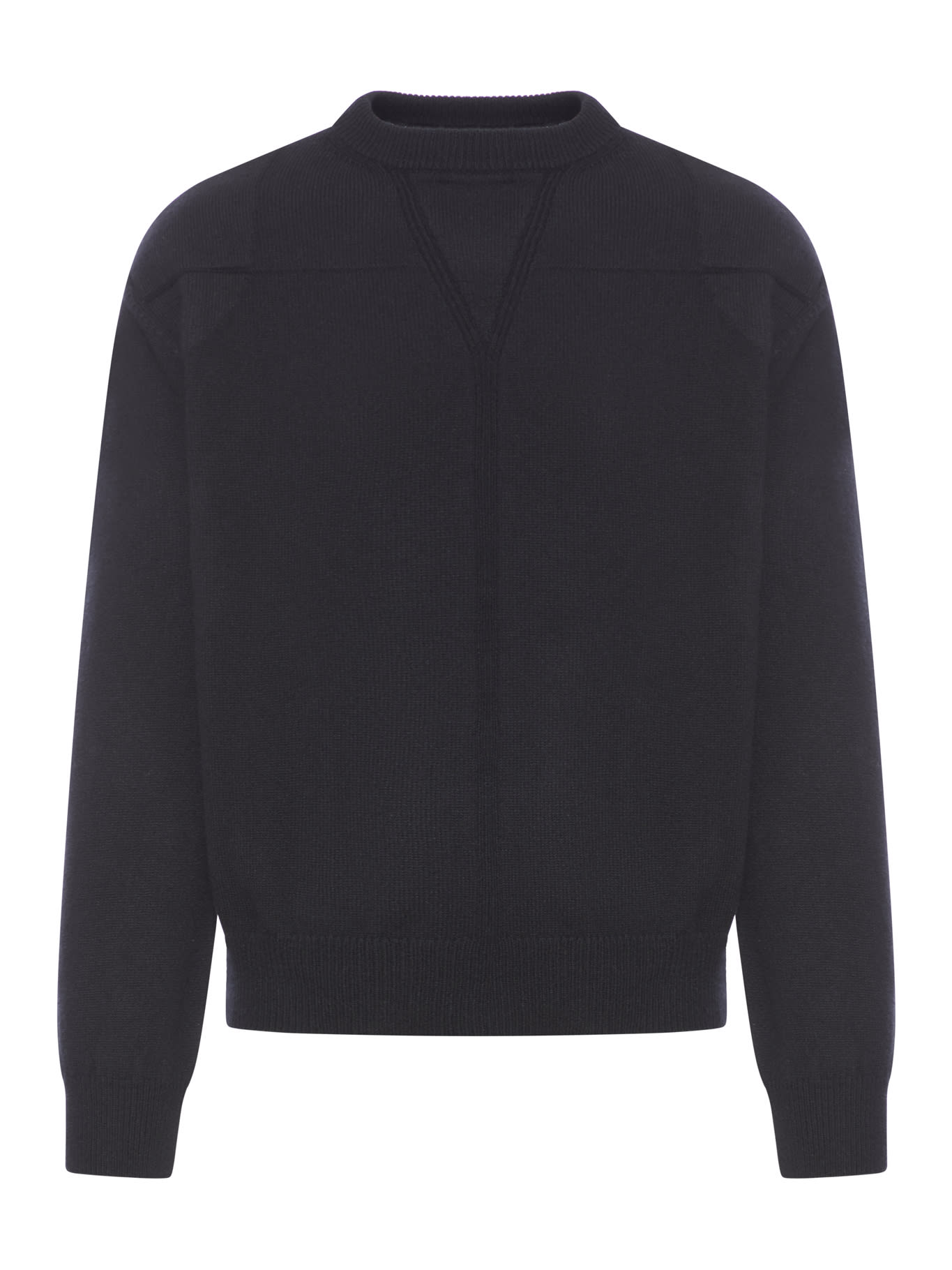 Shop Jil Sander Wool-blend Pullover In Black