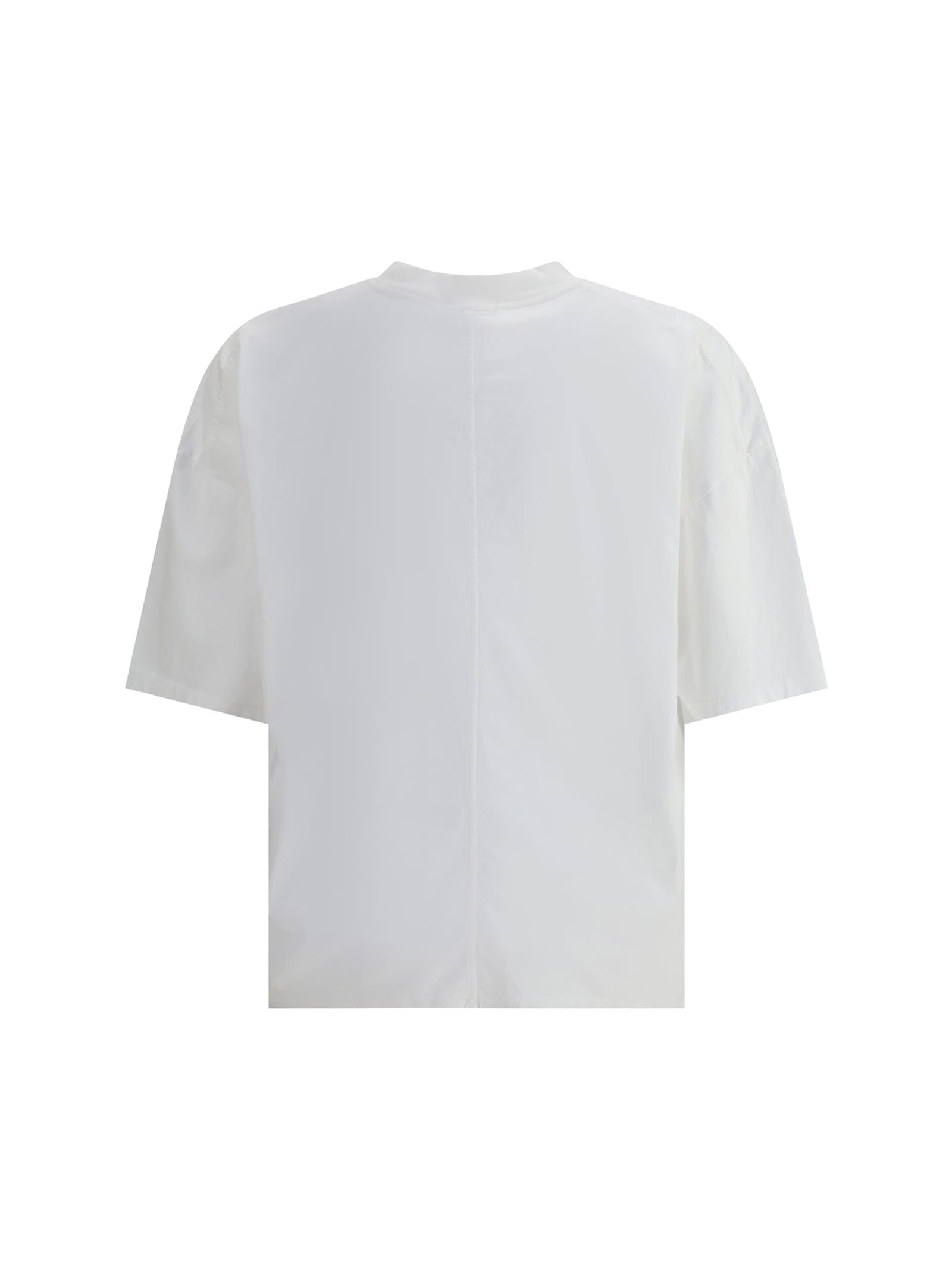 Haikure Drop Shoulder Short-sleeved T-shirt In White