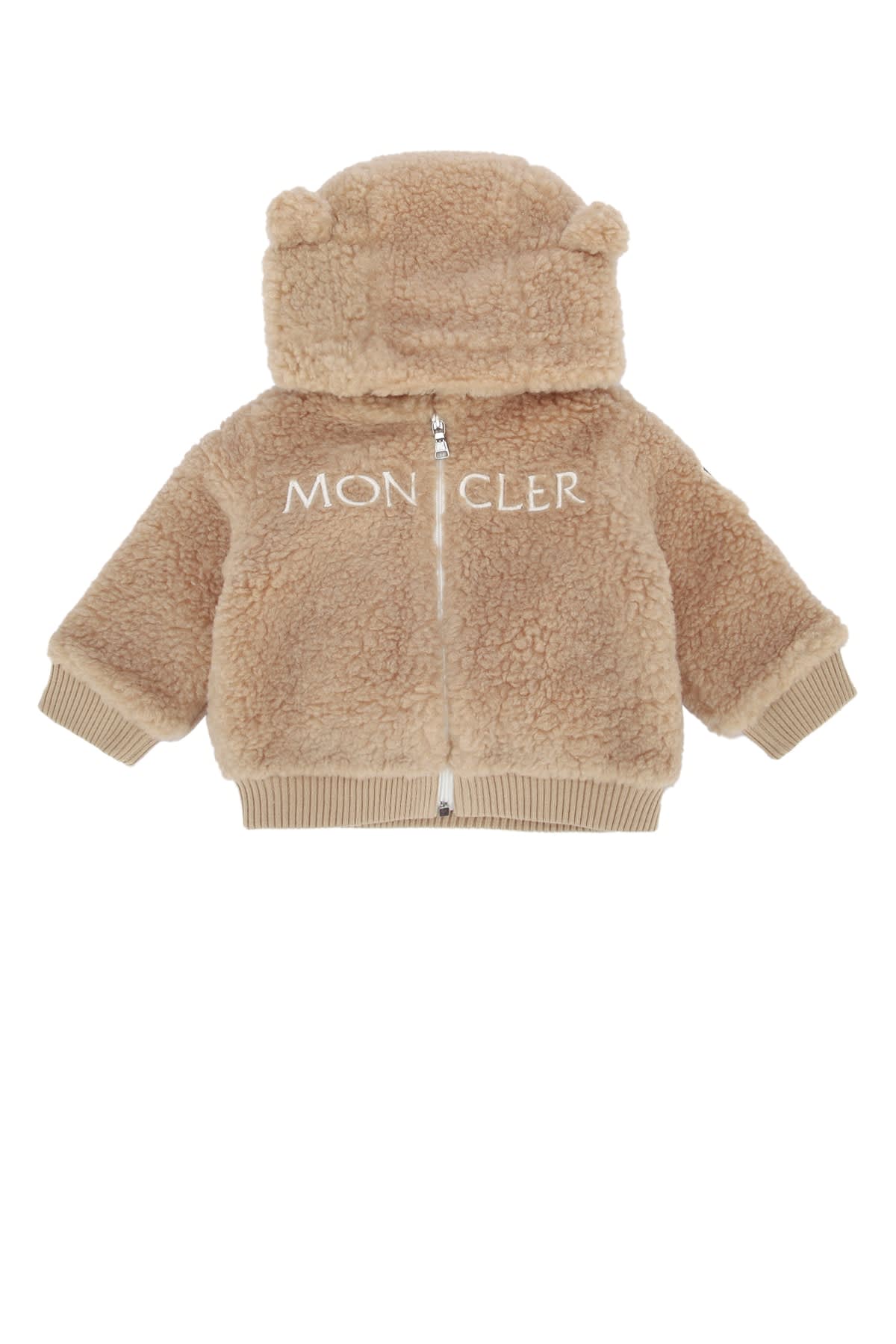 Moncler Baby Knitwear Clothing Ensemble In Neutral