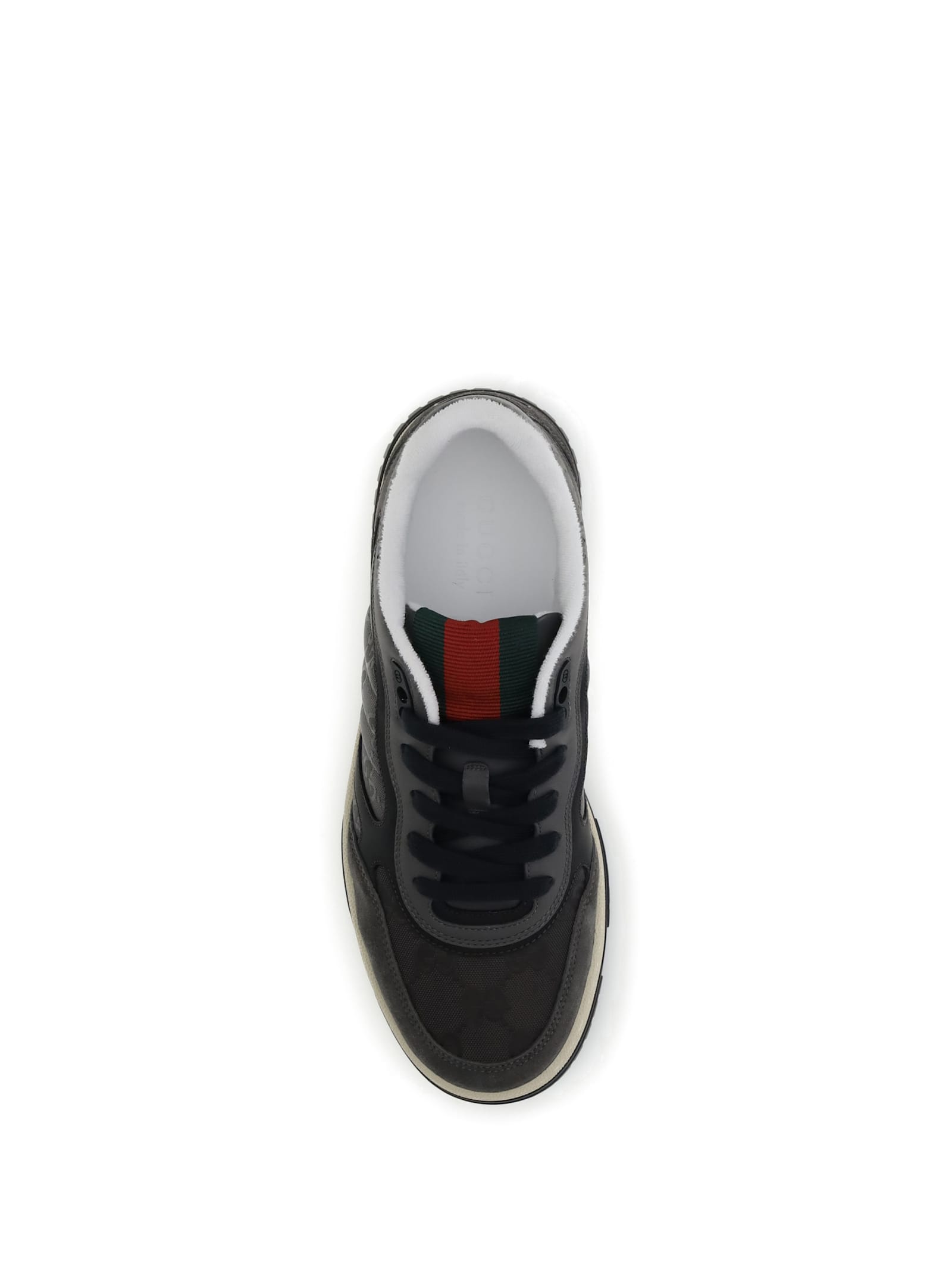 Gucci Re-web Black And Gray Sneaker Men In Multi