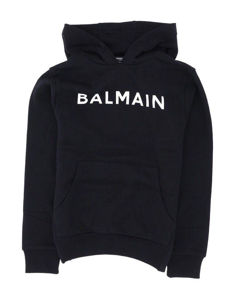 Balmain Logo Printed Hoodie