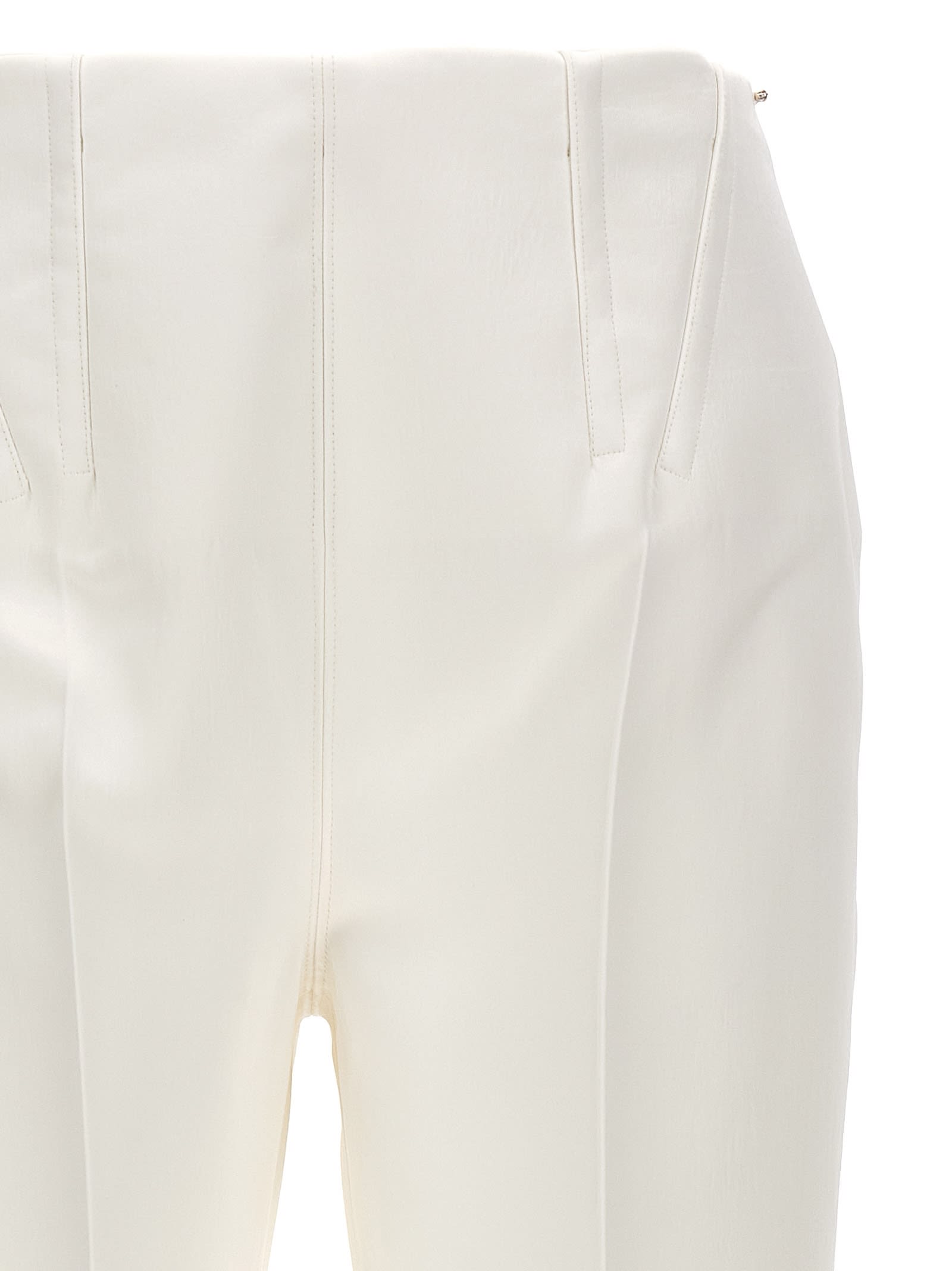 Sportmax White Netto Pants In White