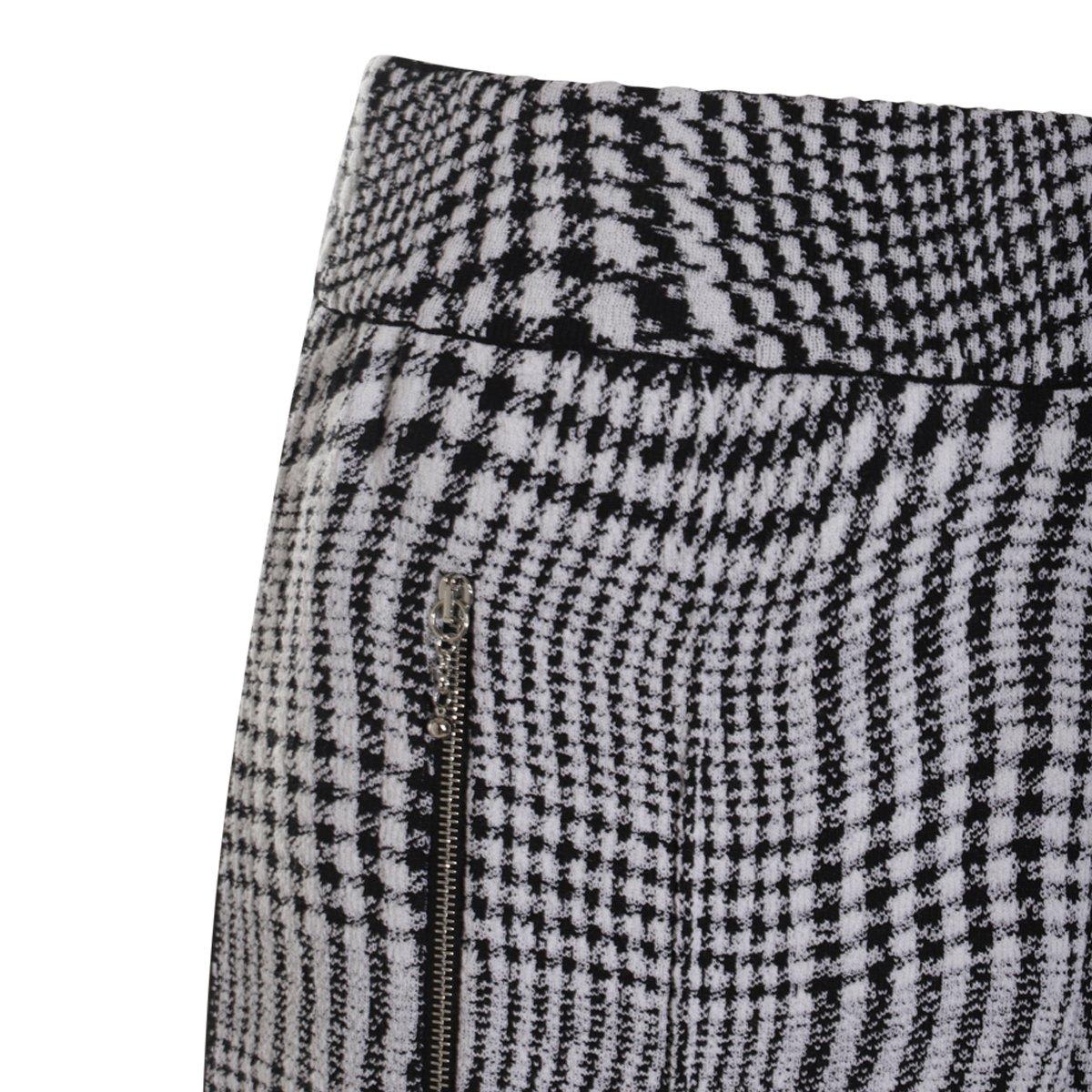 Shop Burberry Wraped Houndstooth Jacquard Wide-leg Trousers In Giallo
