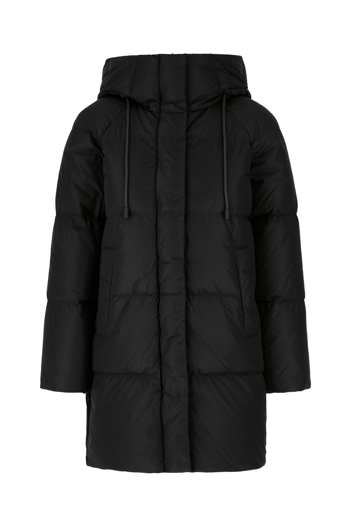 Shop Weekend Max Mara Black Nylon Down Jacket In Nero