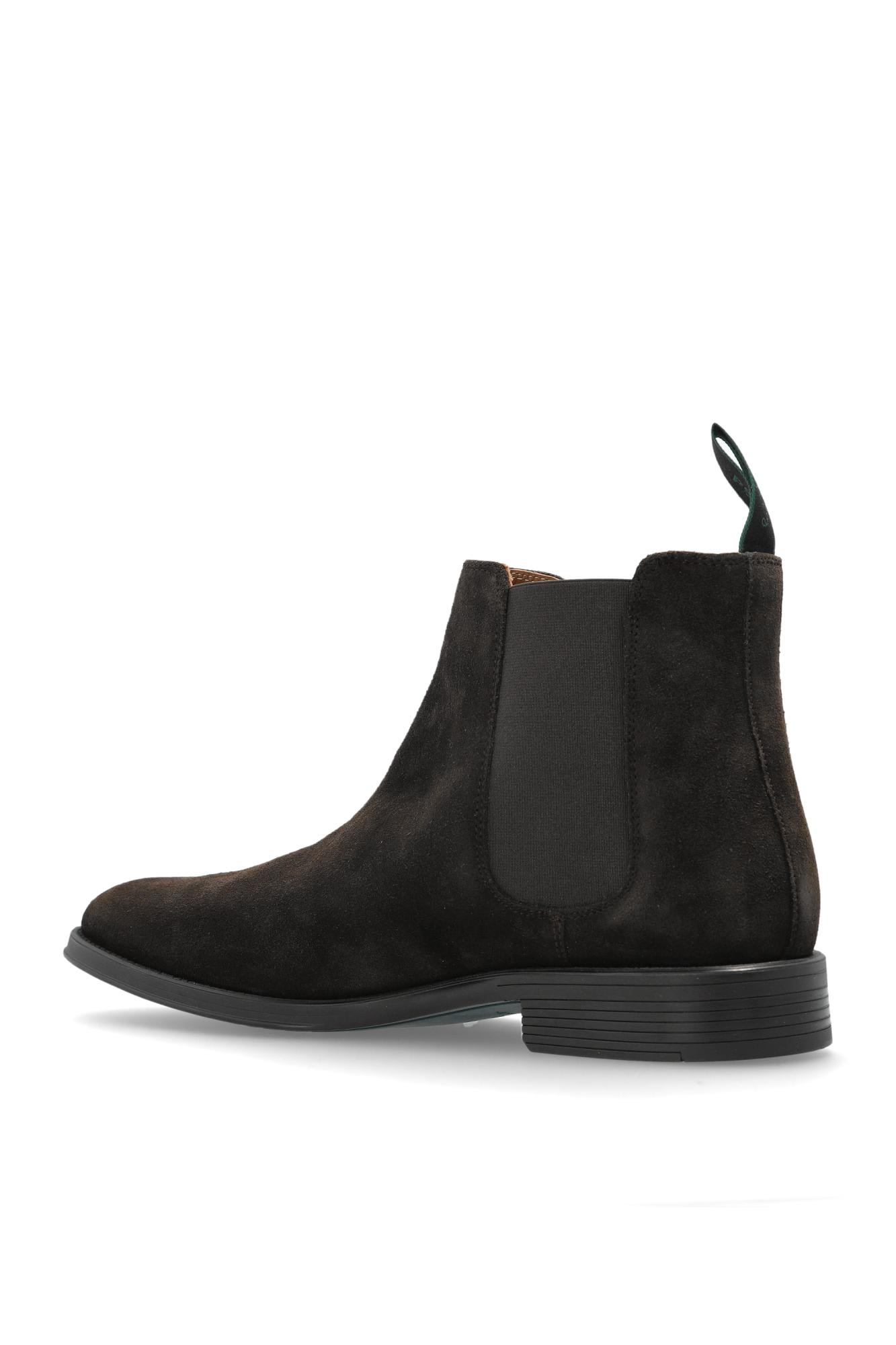 Paul Smith Ps  Augustus Leather Chelsea Boots In Brown