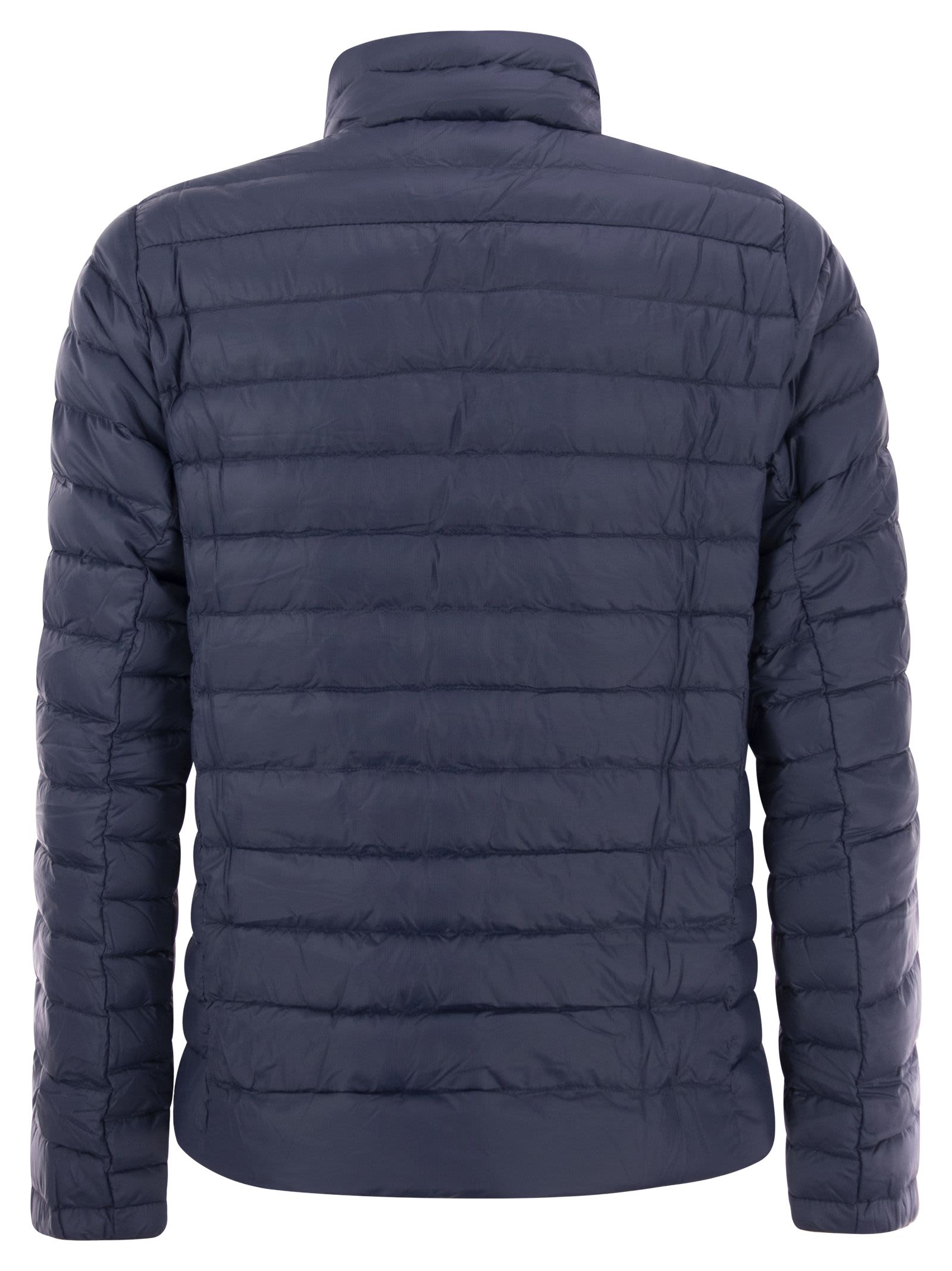 Shop Patagonia Lightweight Down Jacket In Blue
