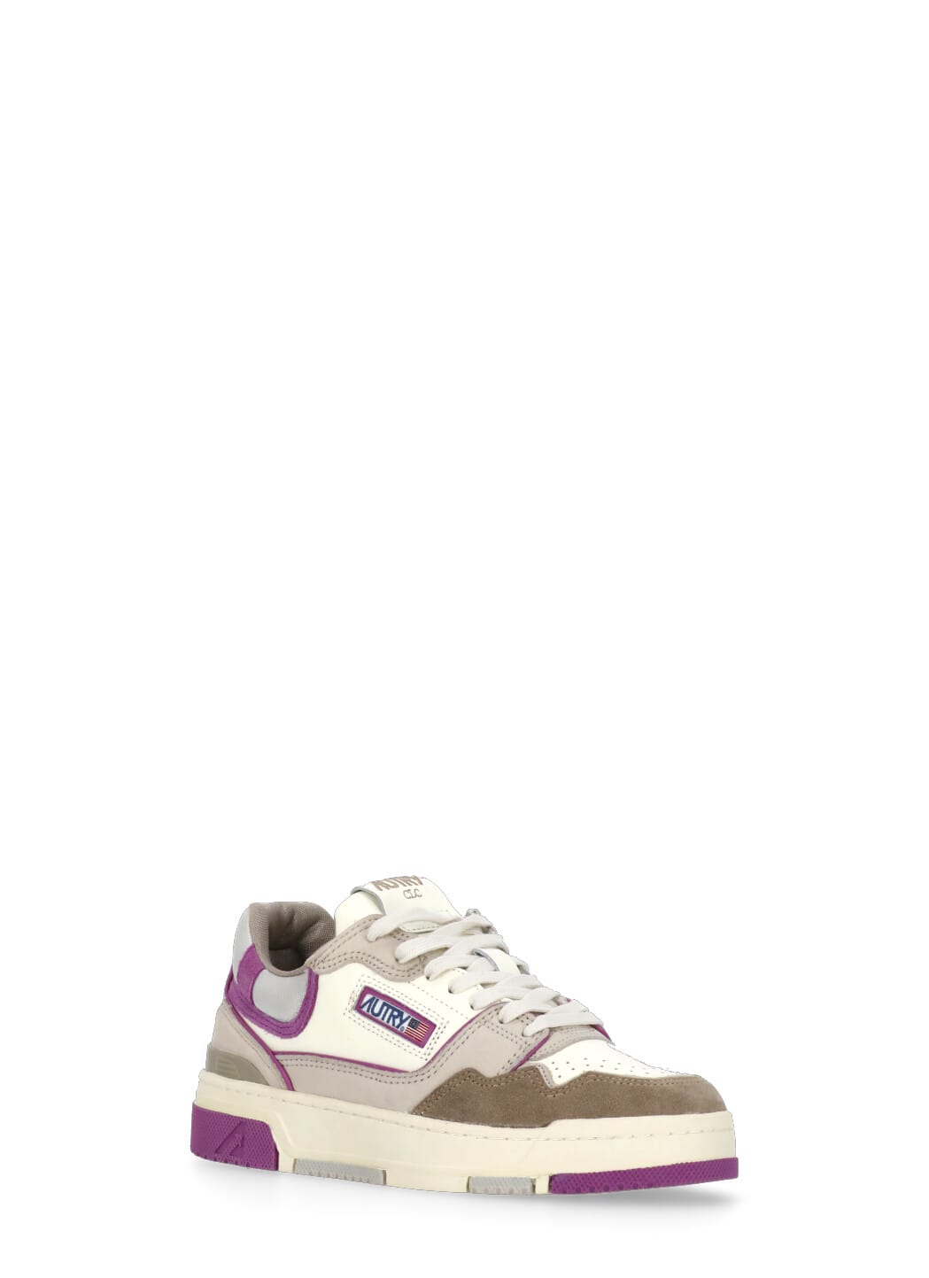 Shop Autry Clc Low Sneakers In White