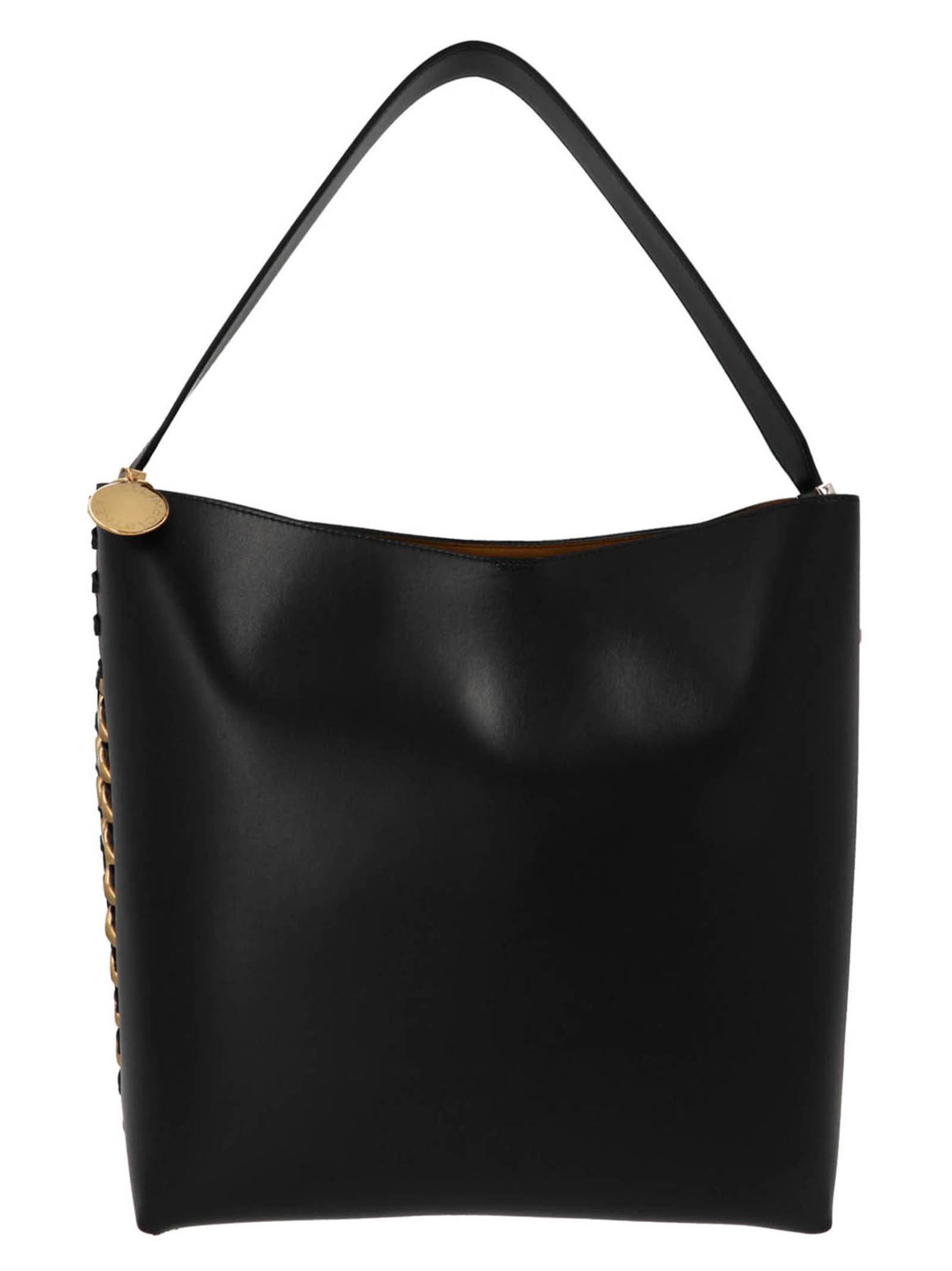 Stella Mccartney Frayme Tote Bag In Nero