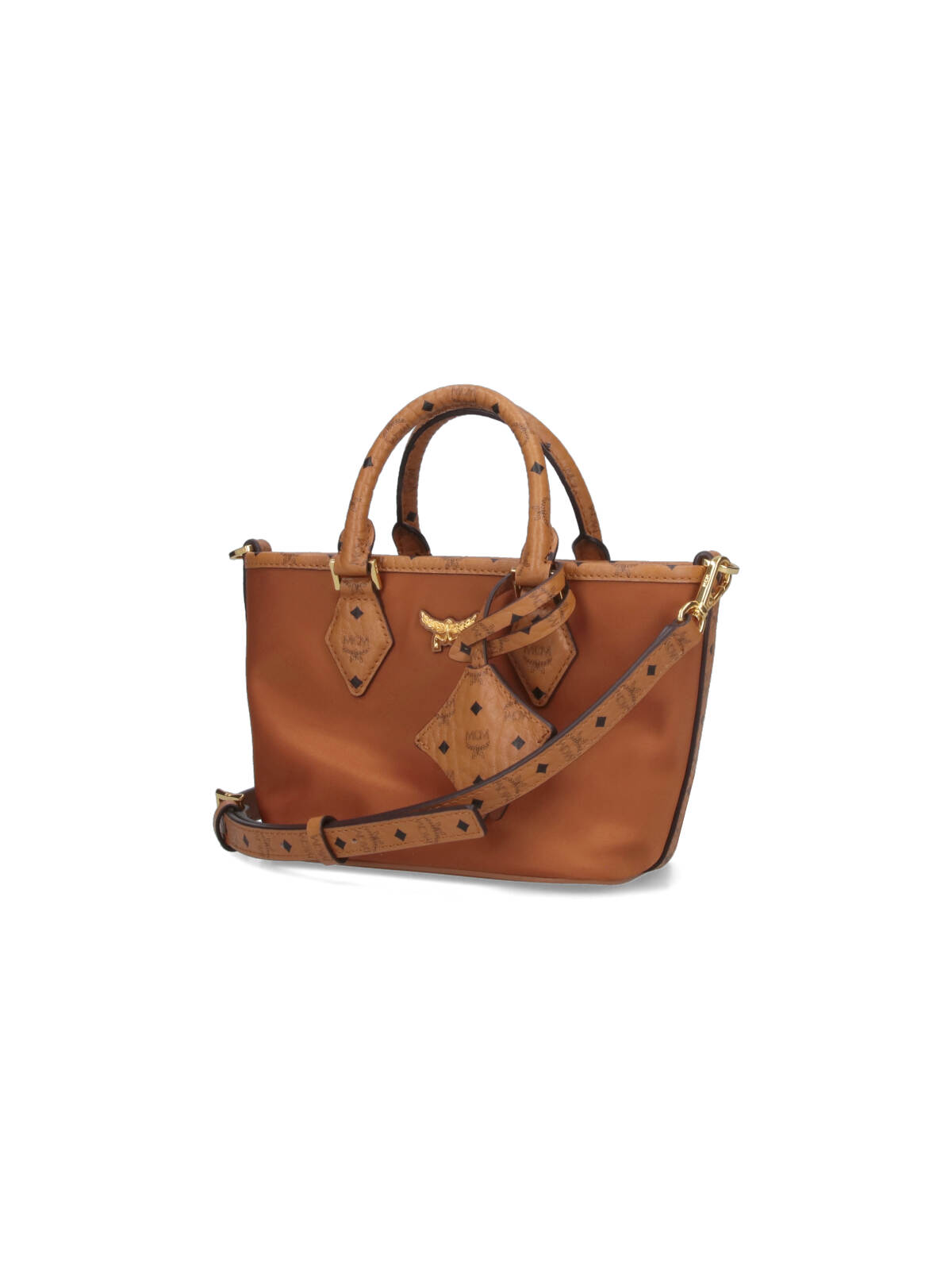 Mcm Aren Tote Bag In Brown