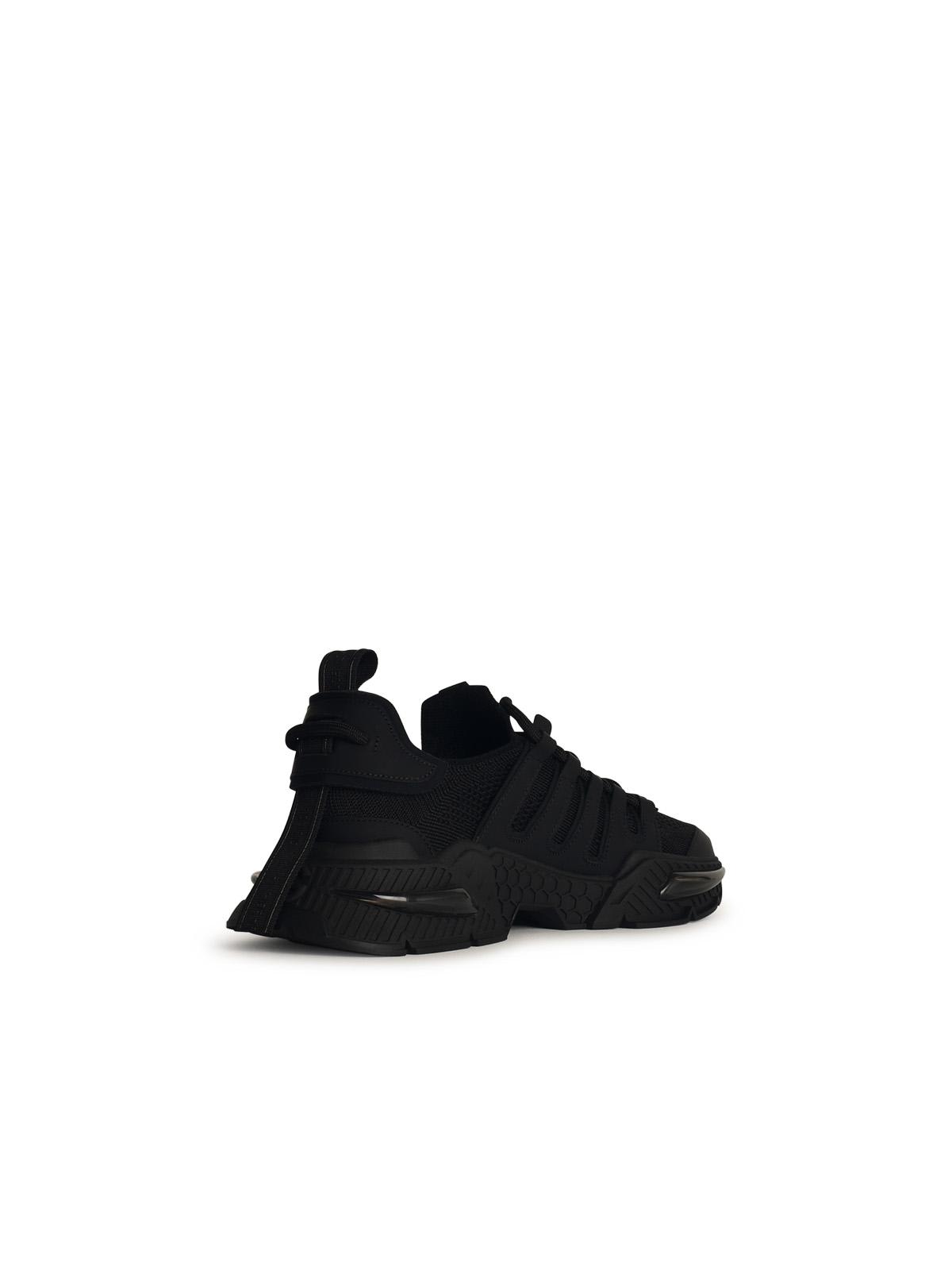 Shop Dolce & Gabbana Black Nylon Blend Sneakers