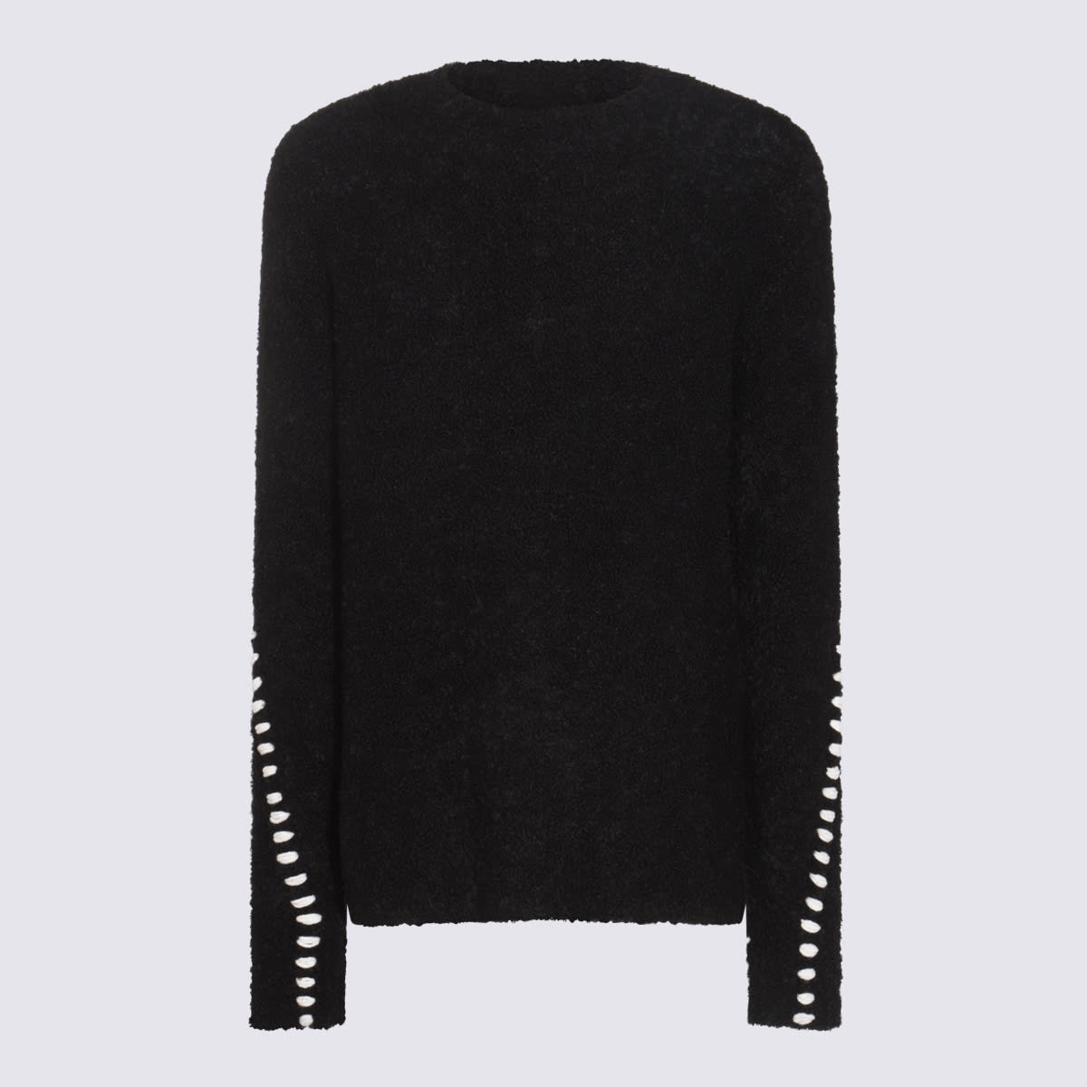 Shop Thom Krom Black Alpaca Sweater